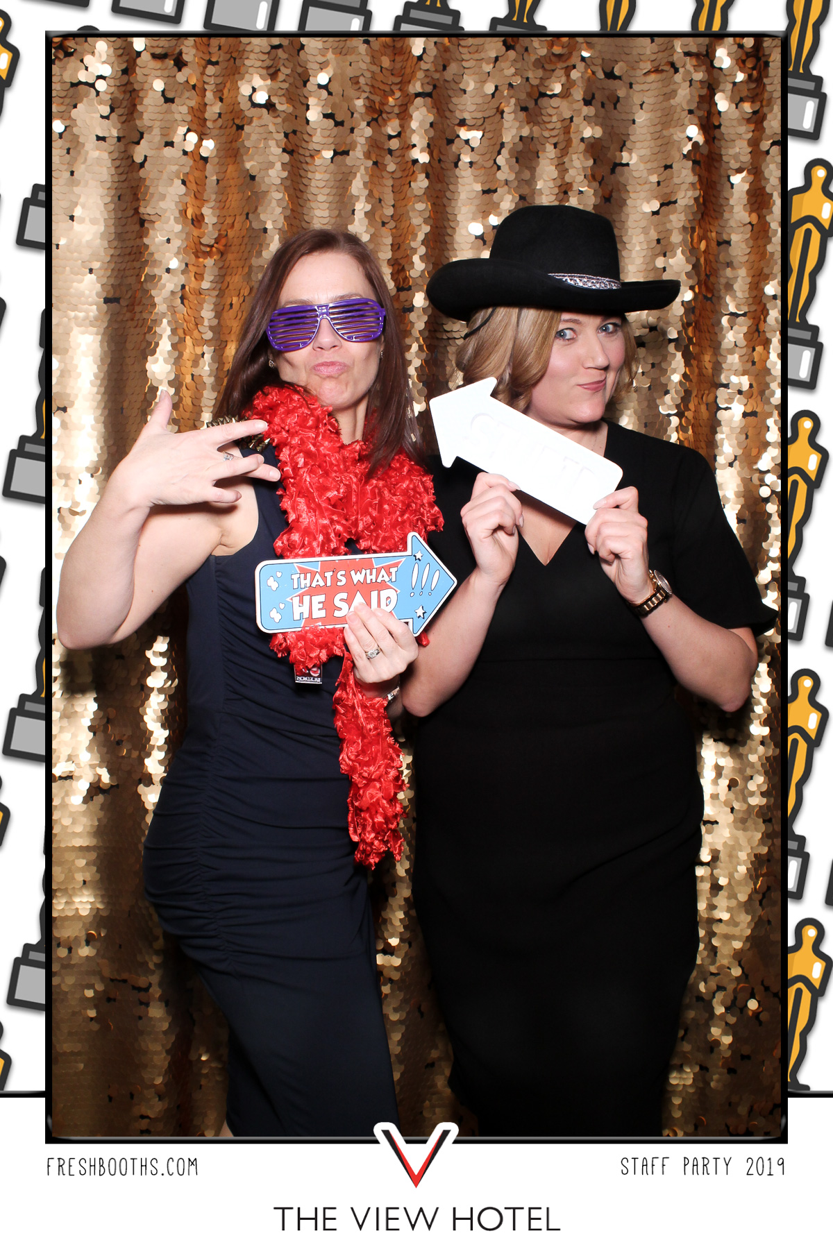 The View Hotel Staff Party 2019 - Selfie Mirror | View more photos from the event at gallery.freshbooths.com/u/FreshBooths/The-View-Hotel-Staff-Party-2019-Selfie-Mirror