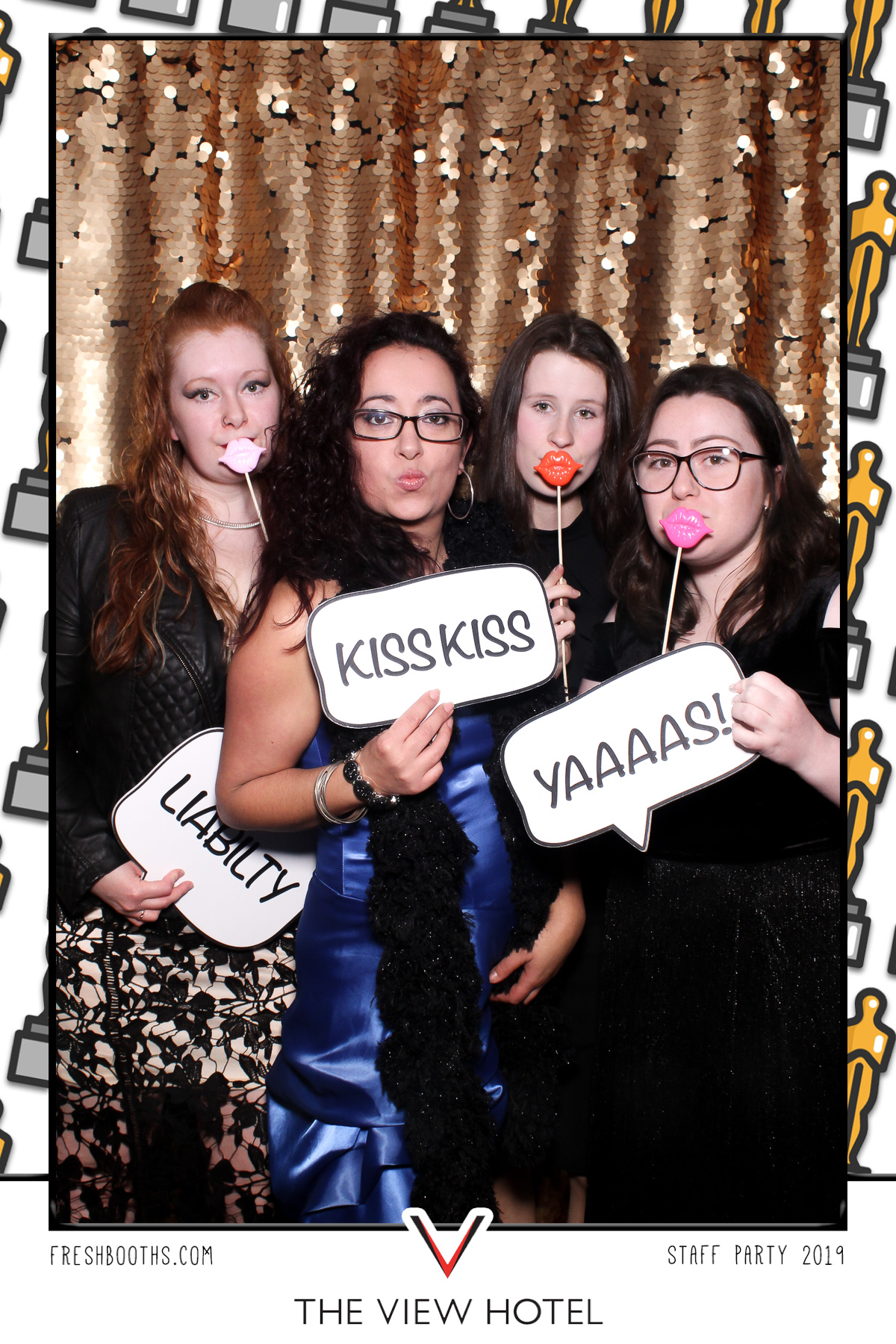 The View Hotel Staff Party 2019 - Selfie Mirror | View more photos from the event at gallery.freshbooths.com/u/FreshBooths/The-View-Hotel-Staff-Party-2019-Selfie-Mirror