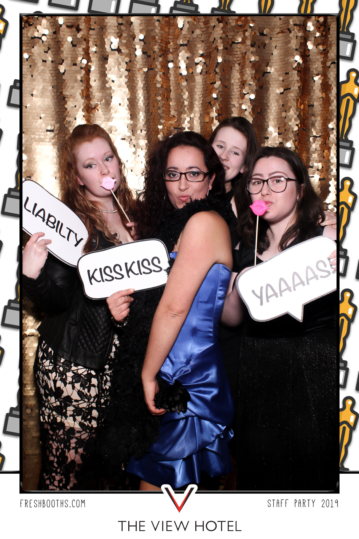 The View Hotel Staff Party 2019 - Selfie Mirror | View more photos from the event at gallery.freshbooths.com/u/FreshBooths/The-View-Hotel-Staff-Party-2019-Selfie-Mirror