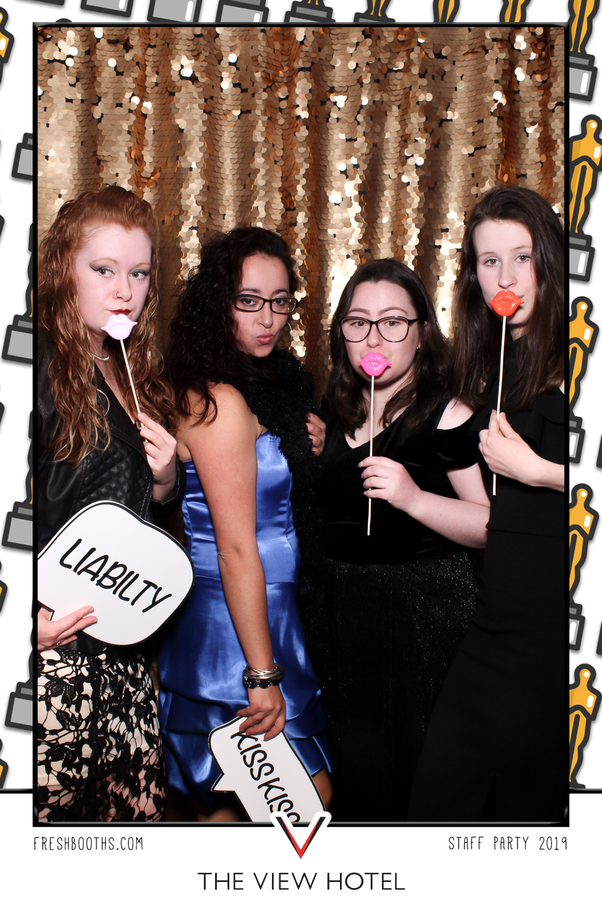 The View Hotel Staff Party 2019 - Selfie Mirror | View more photos from the event at gallery.freshbooths.com/u/FreshBooths/The-View-Hotel-Staff-Party-2019-Selfie-Mirror