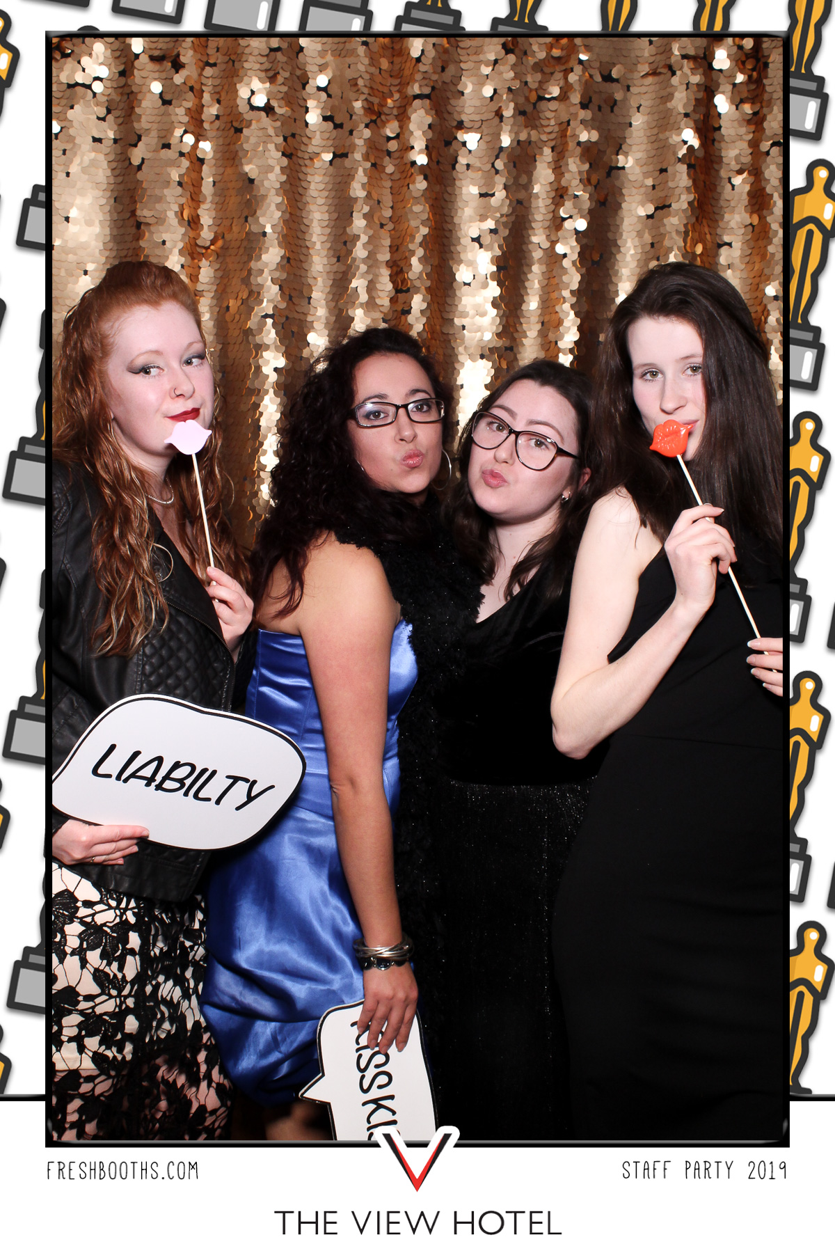 The View Hotel Staff Party 2019 - Selfie Mirror | View more photos from the event at gallery.freshbooths.com/u/FreshBooths/The-View-Hotel-Staff-Party-2019-Selfie-Mirror