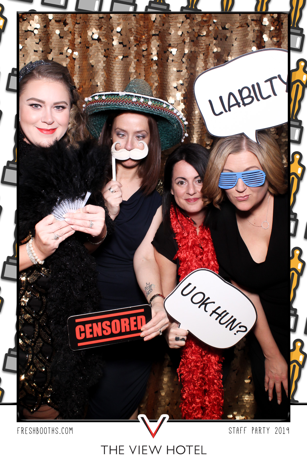 The View Hotel Staff Party 2019 - Selfie Mirror | View more photos from the event at gallery.freshbooths.com/u/FreshBooths/The-View-Hotel-Staff-Party-2019-Selfie-Mirror