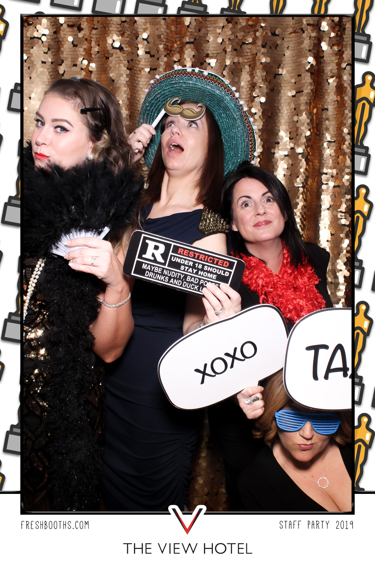 The View Hotel Staff Party 2019 - Selfie Mirror | View more photos from the event at gallery.freshbooths.com/u/FreshBooths/The-View-Hotel-Staff-Party-2019-Selfie-Mirror