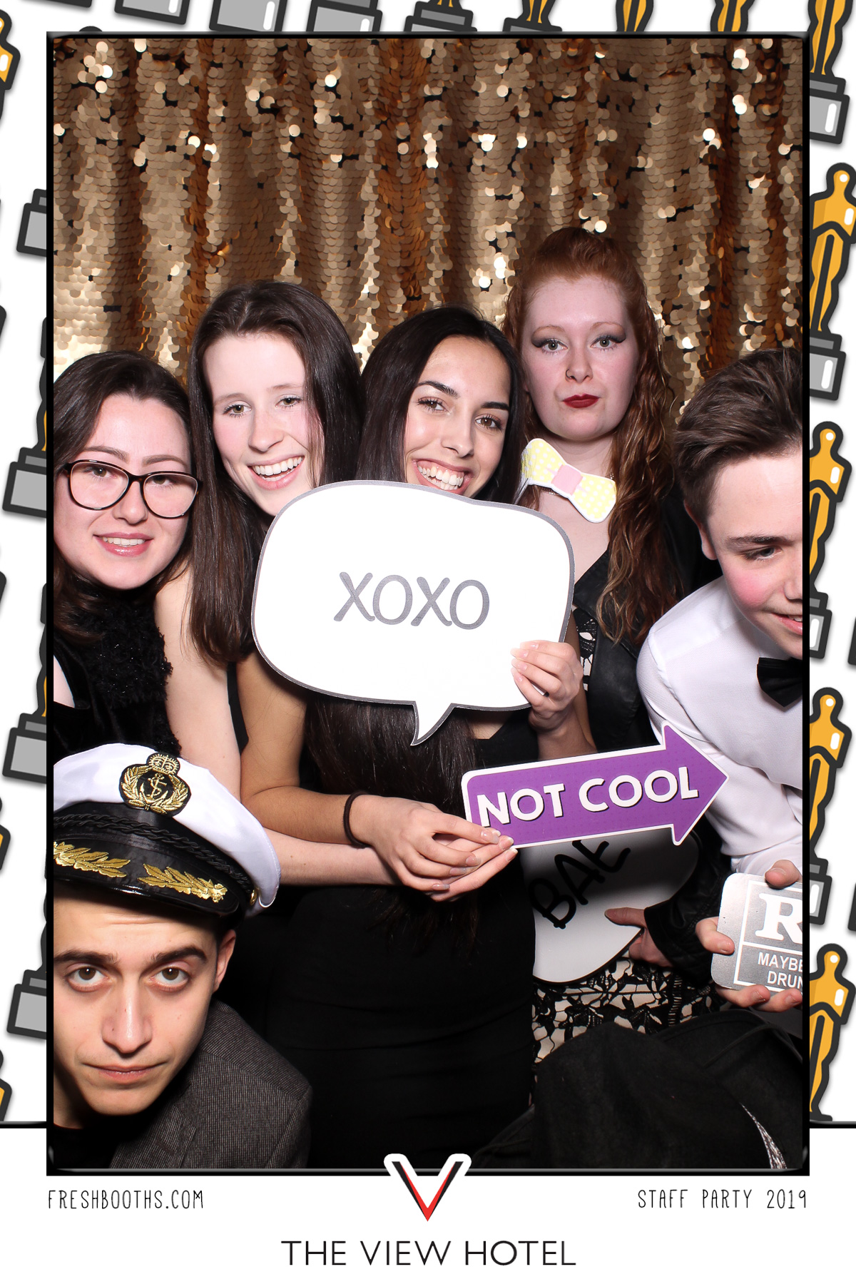 The View Hotel Staff Party 2019 - Selfie Mirror | View more photos from the event at gallery.freshbooths.com/u/FreshBooths/The-View-Hotel-Staff-Party-2019-Selfie-Mirror