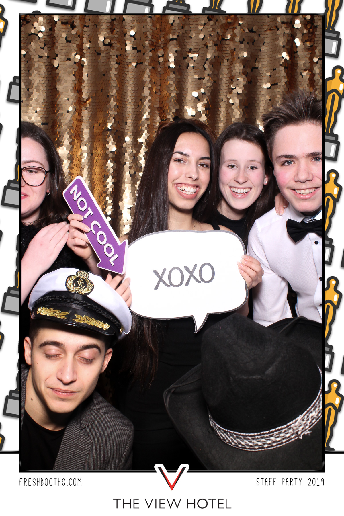 The View Hotel Staff Party 2019 - Selfie Mirror | View more photos from the event at gallery.freshbooths.com/u/FreshBooths/The-View-Hotel-Staff-Party-2019-Selfie-Mirror