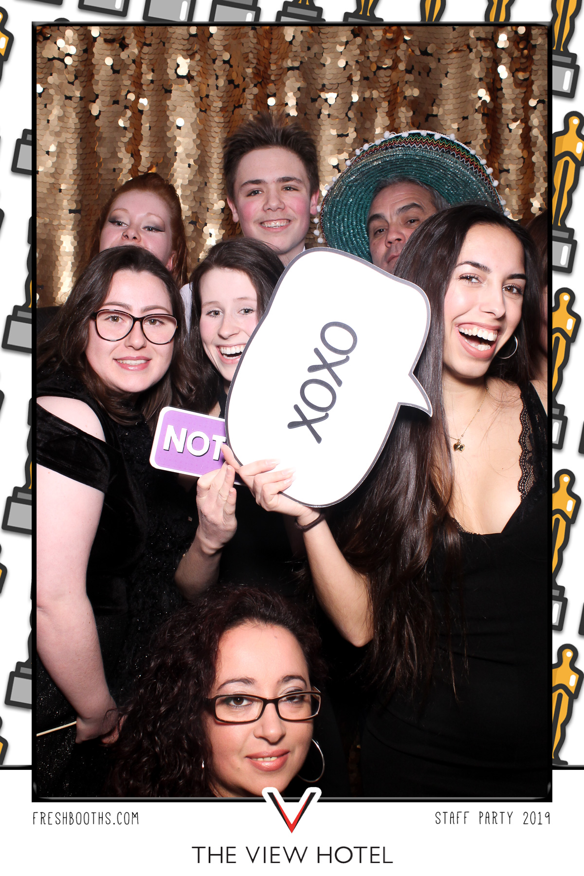 The View Hotel Staff Party 2019 - Selfie Mirror | View more photos from the event at gallery.freshbooths.com/u/FreshBooths/The-View-Hotel-Staff-Party-2019-Selfie-Mirror