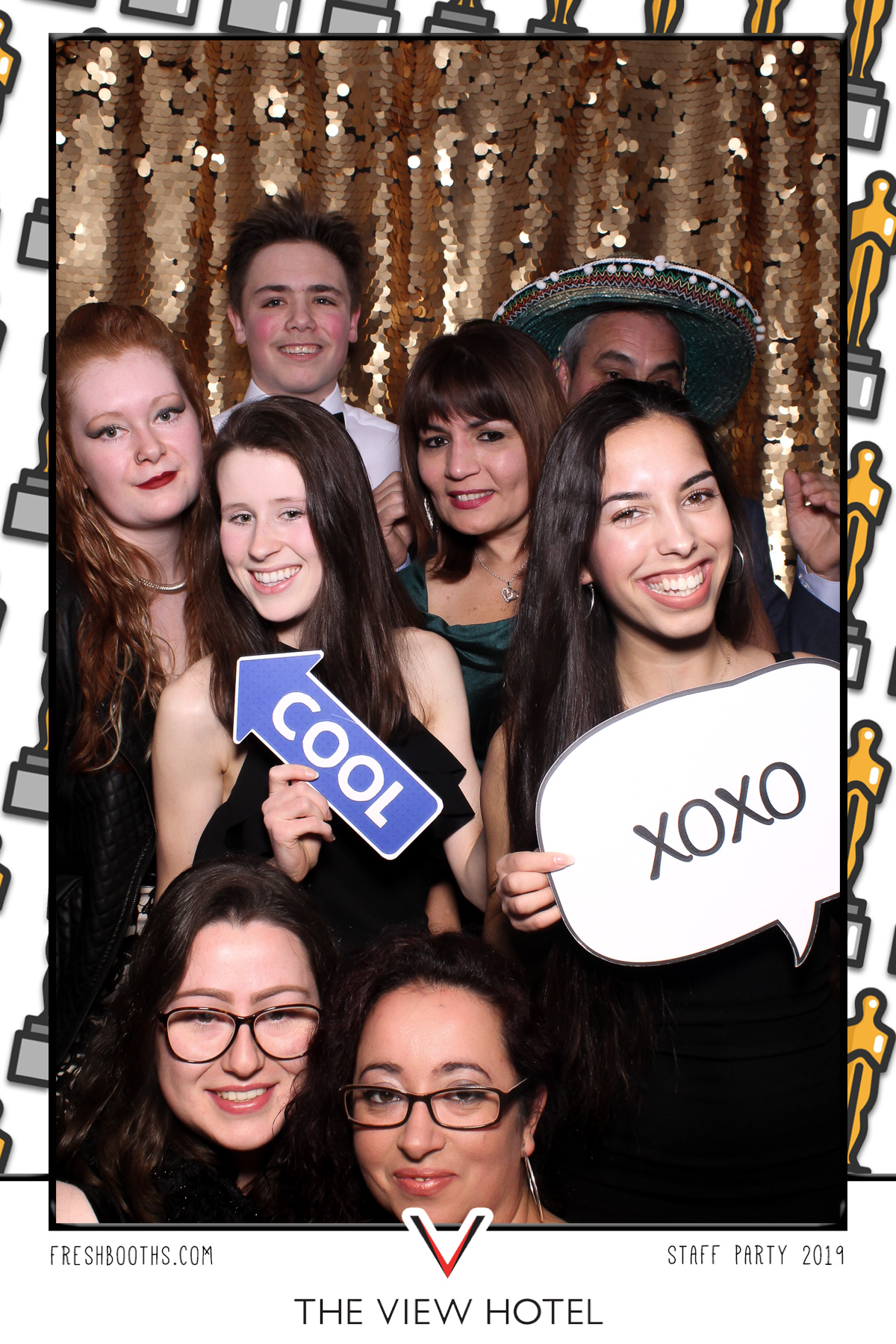 The View Hotel Staff Party 2019 - Selfie Mirror | View more photos from the event at gallery.freshbooths.com/u/FreshBooths/The-View-Hotel-Staff-Party-2019-Selfie-Mirror