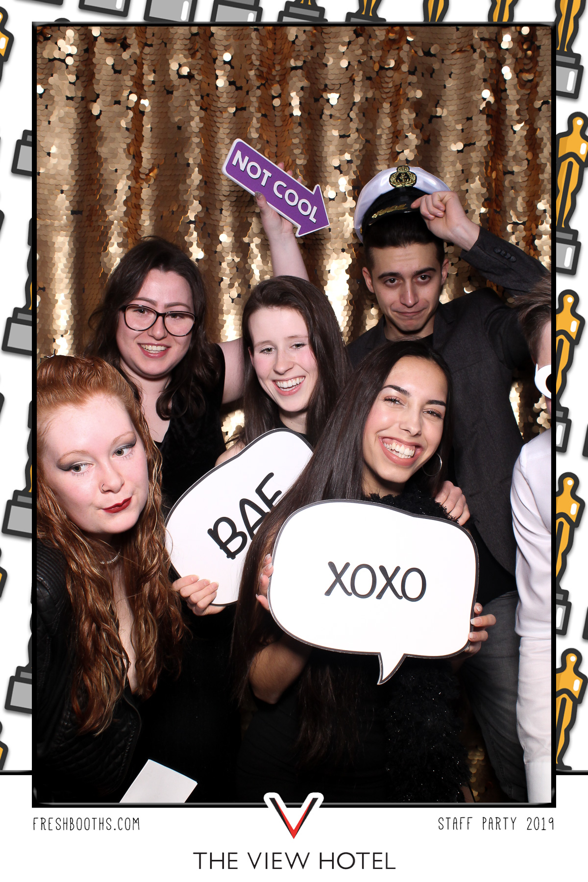 The View Hotel Staff Party 2019 - Selfie Mirror | View more photos from the event at gallery.freshbooths.com/u/FreshBooths/The-View-Hotel-Staff-Party-2019-Selfie-Mirror