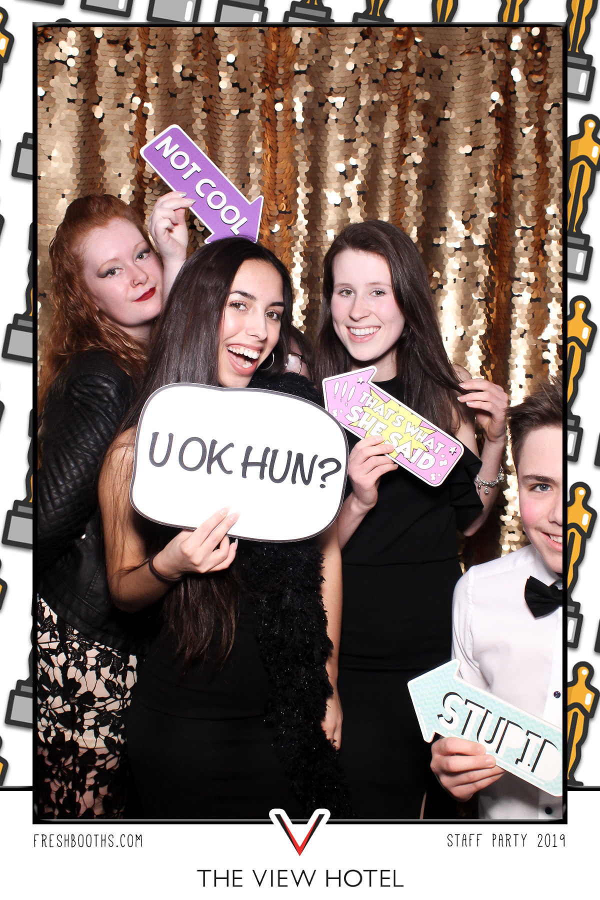 The View Hotel Staff Party 2019 - Selfie Mirror | View more photos from the event at gallery.freshbooths.com/u/FreshBooths/The-View-Hotel-Staff-Party-2019-Selfie-Mirror