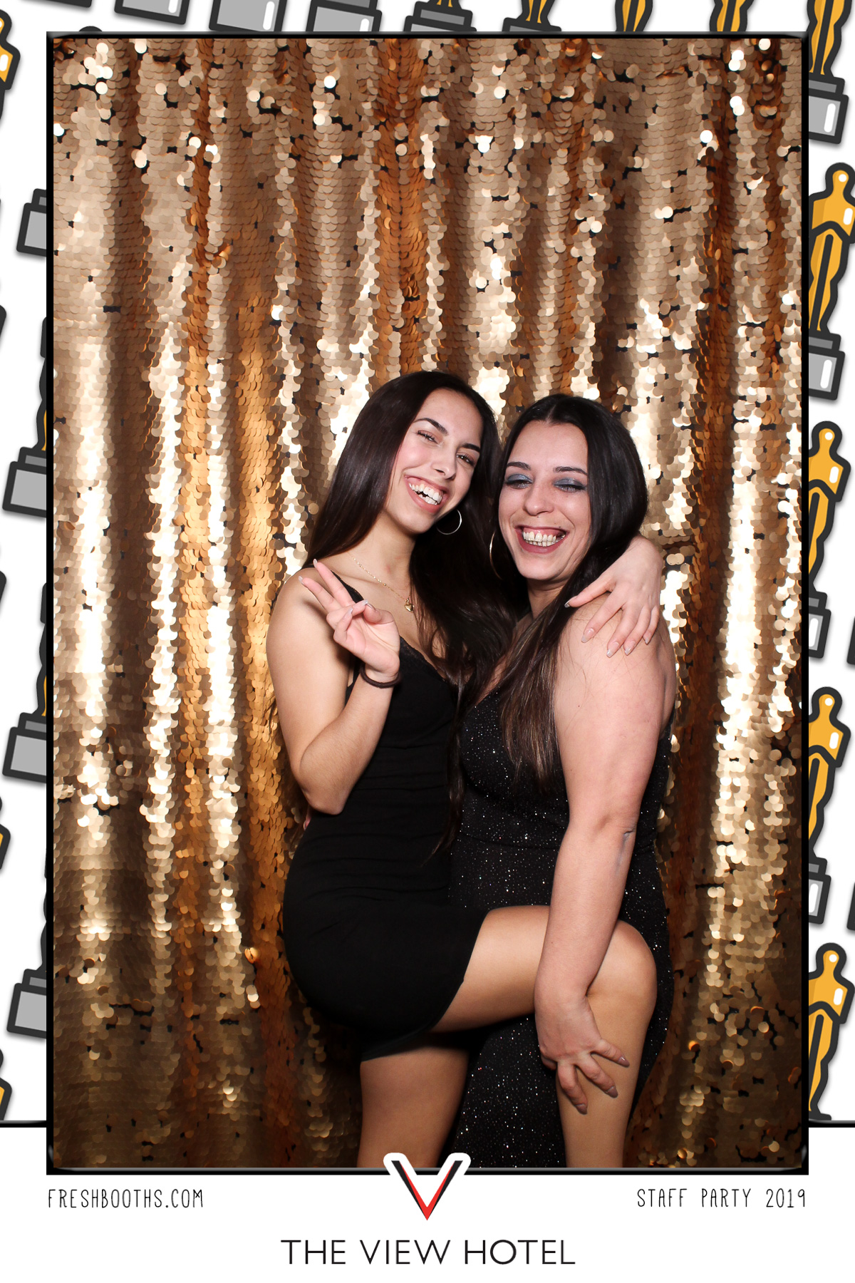 The View Hotel Staff Party 2019 - Selfie Mirror | View more photos from the event at gallery.freshbooths.com/u/FreshBooths/The-View-Hotel-Staff-Party-2019-Selfie-Mirror
