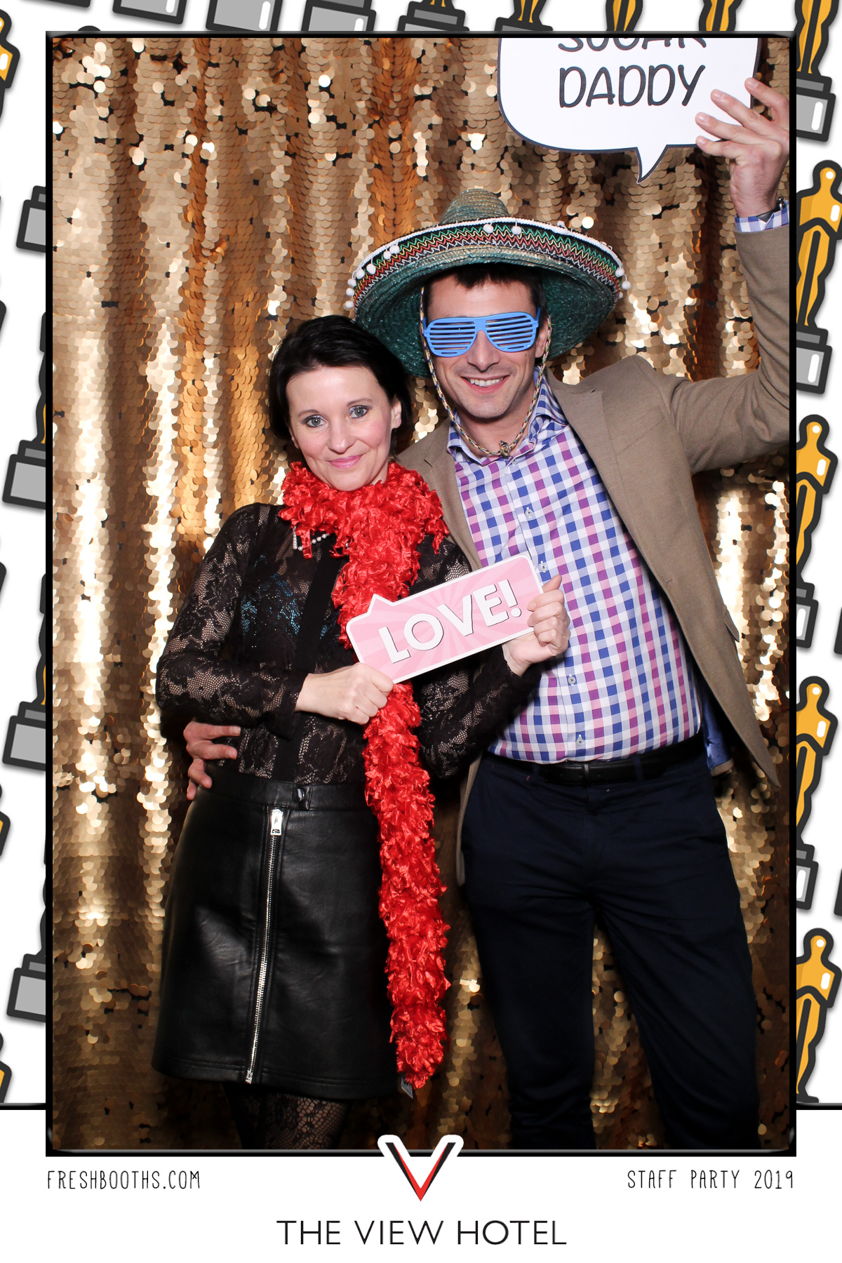 The View Hotel Staff Party 2019 - Selfie Mirror | View more photos from the event at gallery.freshbooths.com/u/FreshBooths/The-View-Hotel-Staff-Party-2019-Selfie-Mirror