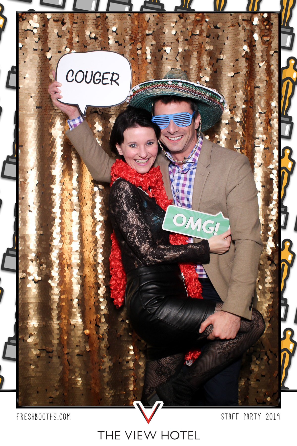 The View Hotel Staff Party 2019 - Selfie Mirror | View more photos from the event at gallery.freshbooths.com/u/FreshBooths/The-View-Hotel-Staff-Party-2019-Selfie-Mirror