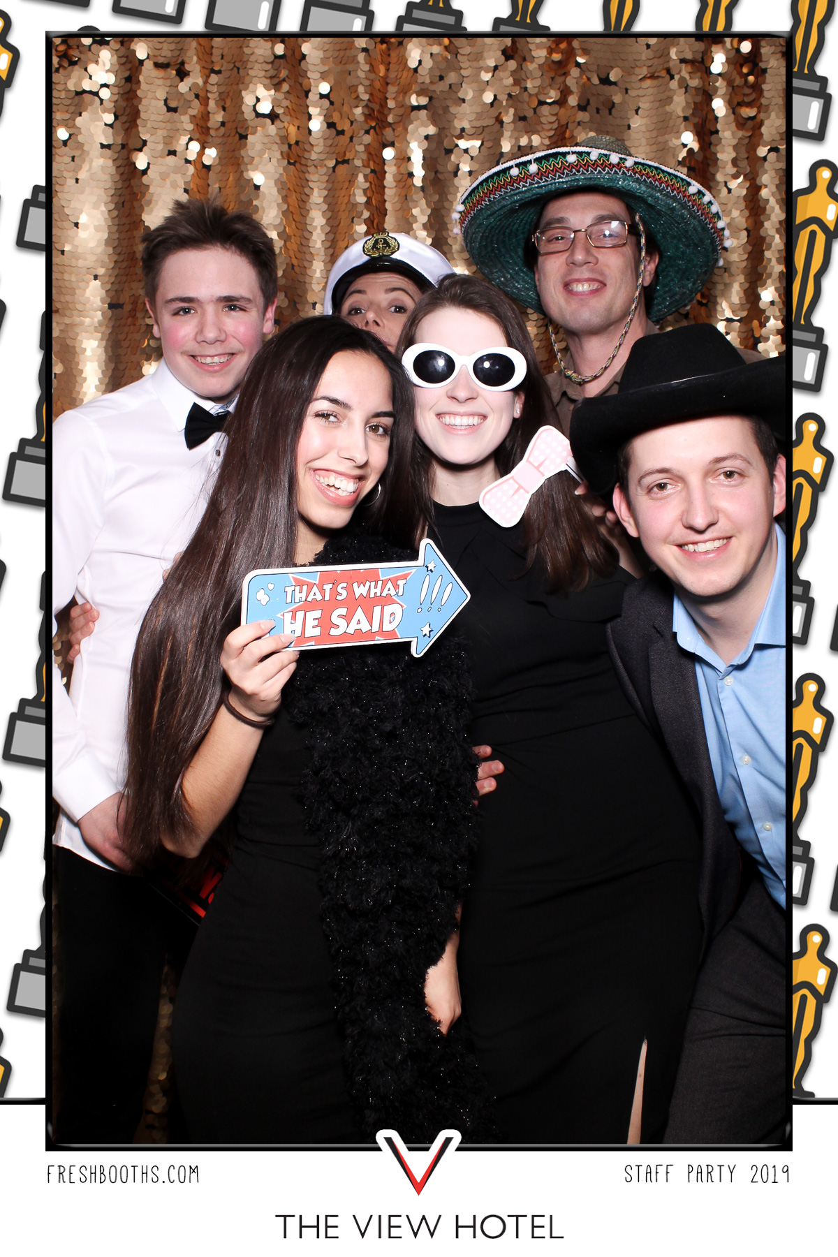 The View Hotel Staff Party 2019 - Selfie Mirror | View more photos from the event at gallery.freshbooths.com/u/FreshBooths/The-View-Hotel-Staff-Party-2019-Selfie-Mirror