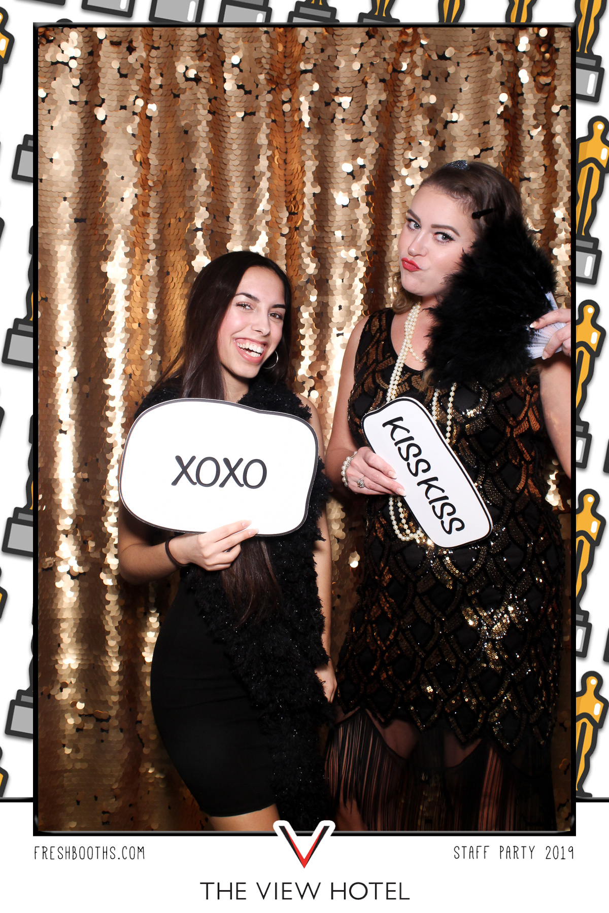 The View Hotel Staff Party 2019 - Selfie Mirror | View more photos from the event at gallery.freshbooths.com/u/FreshBooths/The-View-Hotel-Staff-Party-2019-Selfie-Mirror