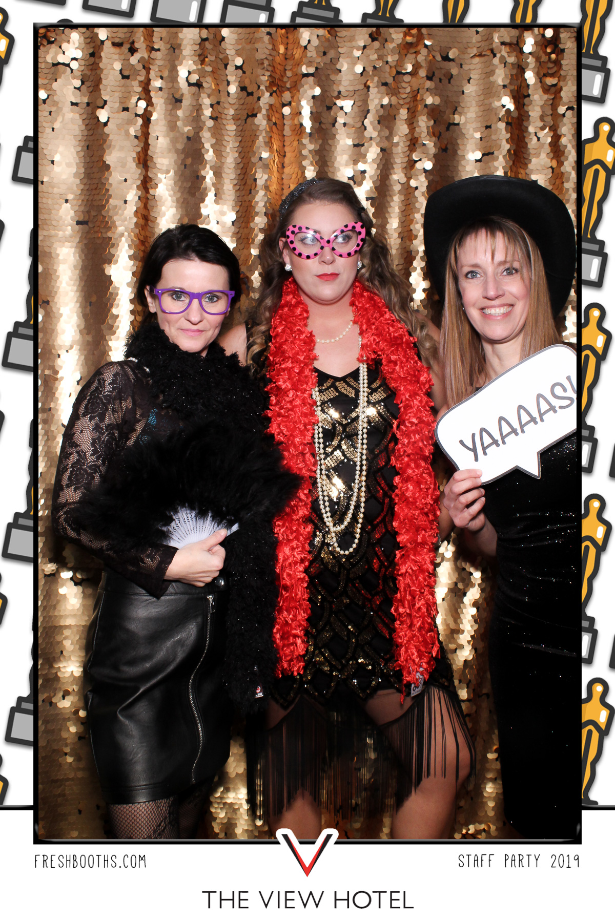 The View Hotel Staff Party 2019 - Selfie Mirror | View more photos from the event at gallery.freshbooths.com/u/FreshBooths/The-View-Hotel-Staff-Party-2019-Selfie-Mirror