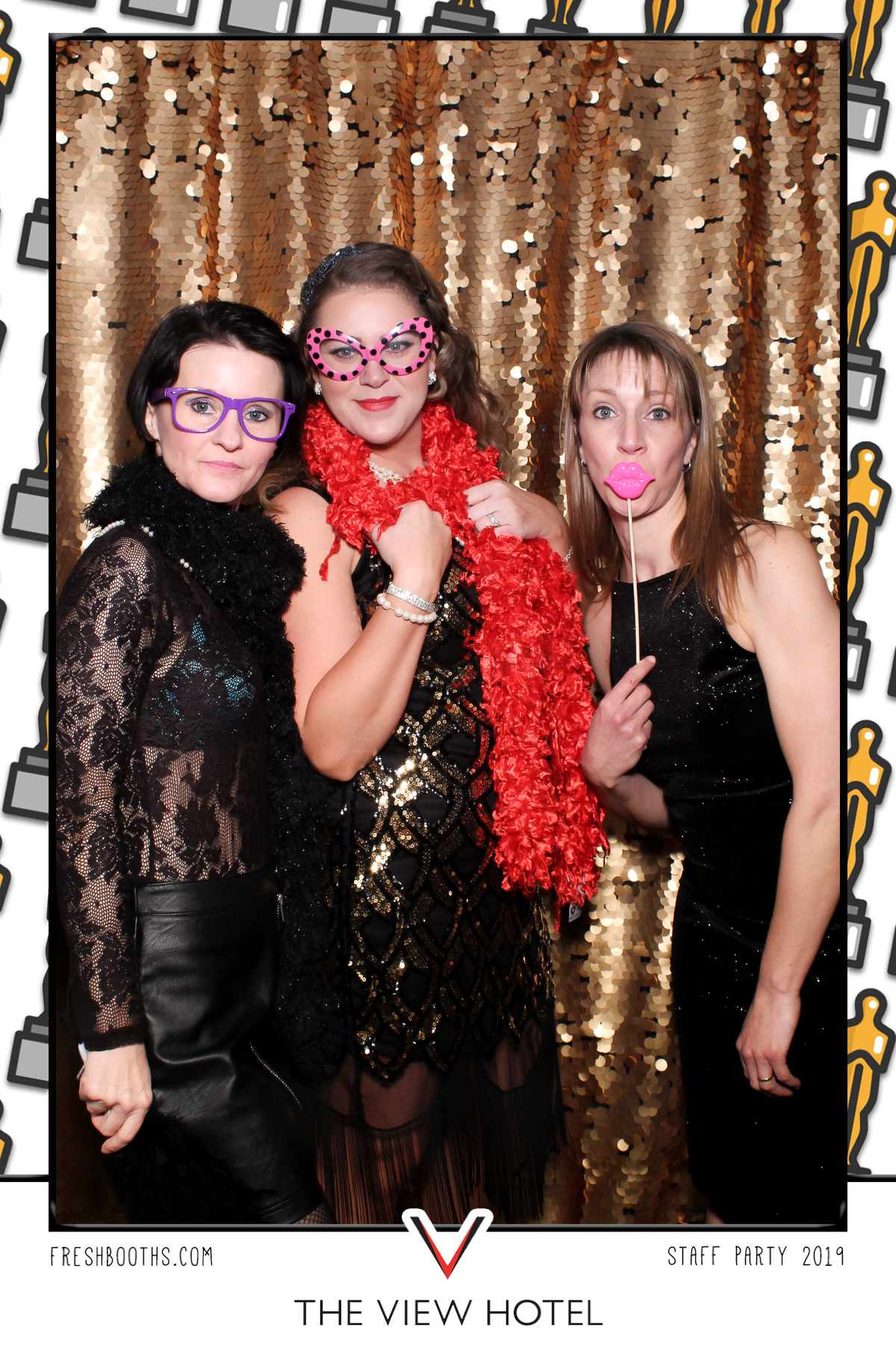 The View Hotel Staff Party 2019 - Selfie Mirror | View more photos from the event at gallery.freshbooths.com/u/FreshBooths/The-View-Hotel-Staff-Party-2019-Selfie-Mirror