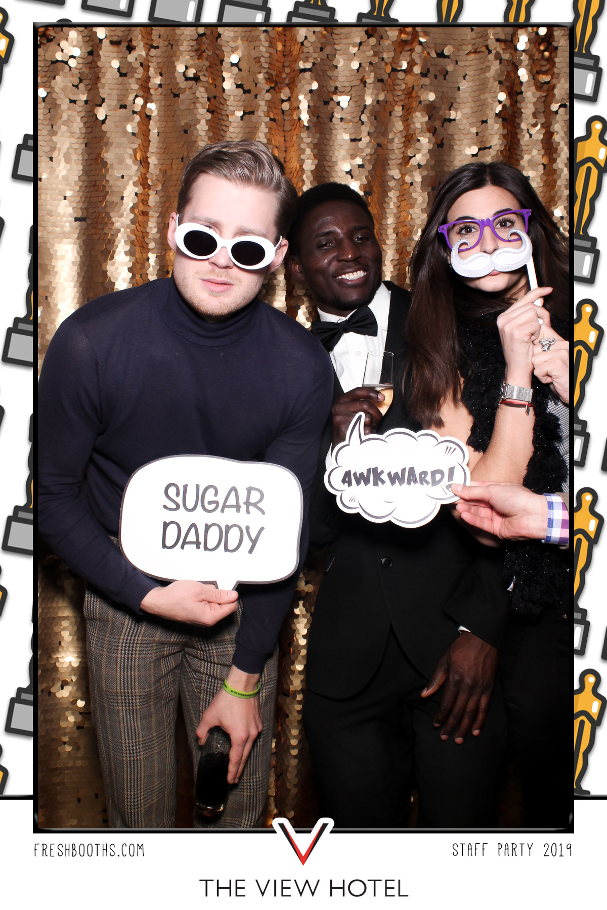 The View Hotel Staff Party 2019 - Selfie Mirror | View more photos from the event at gallery.freshbooths.com/u/FreshBooths/The-View-Hotel-Staff-Party-2019-Selfie-Mirror