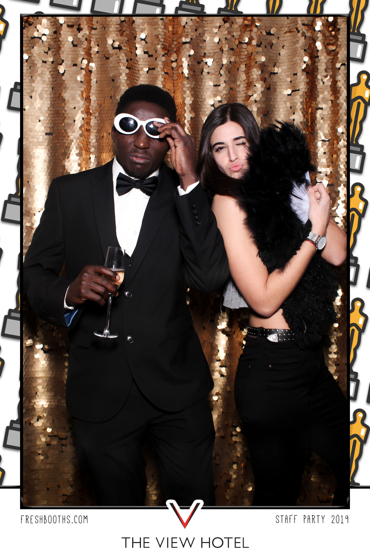 The View Hotel Staff Party 2019 - Selfie Mirror | View more photos from the event at gallery.freshbooths.com/u/FreshBooths/The-View-Hotel-Staff-Party-2019-Selfie-Mirror