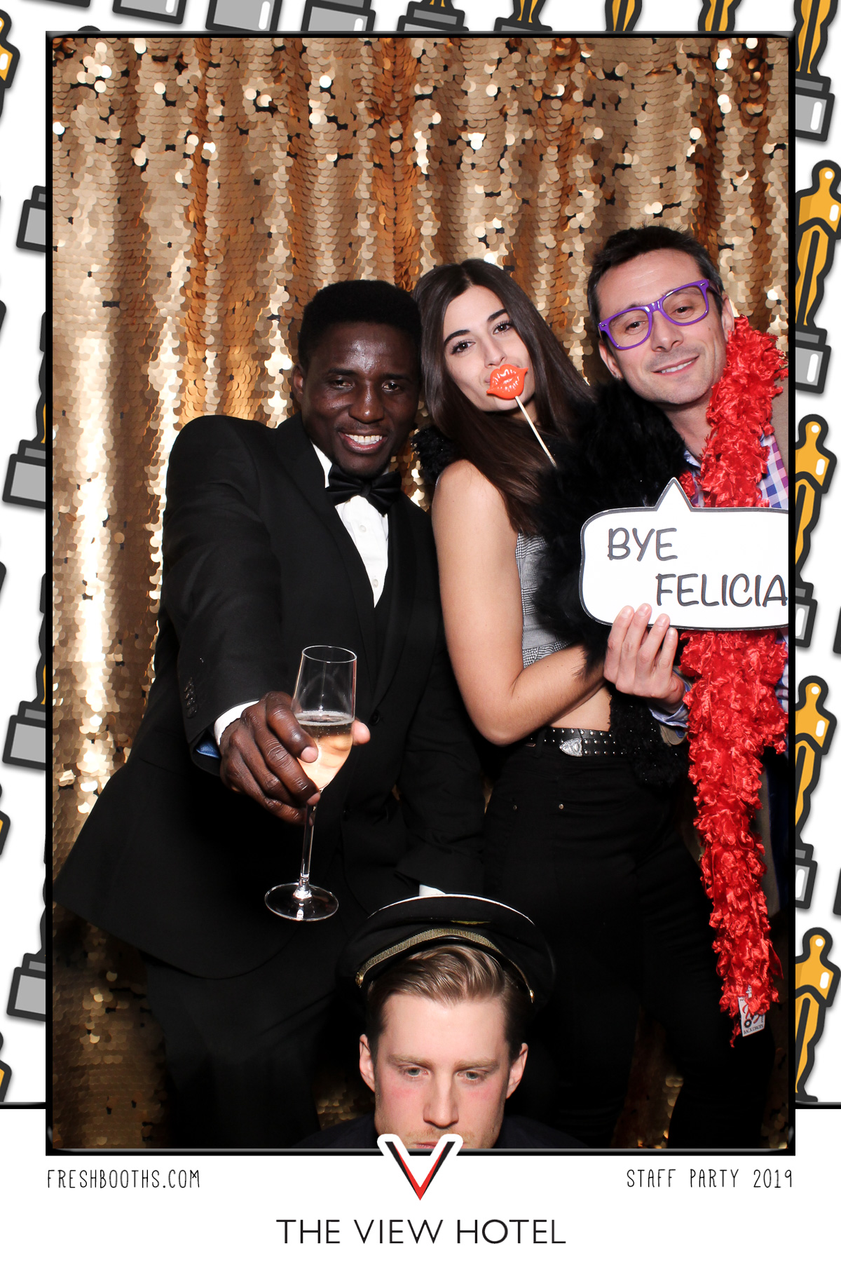 The View Hotel Staff Party 2019 - Selfie Mirror | View more photos from the event at gallery.freshbooths.com/u/FreshBooths/The-View-Hotel-Staff-Party-2019-Selfie-Mirror
