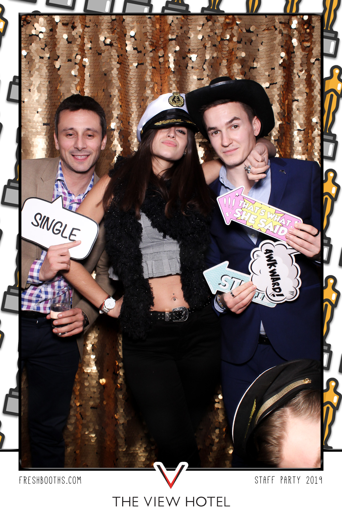 The View Hotel Staff Party 2019 - Selfie Mirror | View more photos from the event at gallery.freshbooths.com/u/FreshBooths/The-View-Hotel-Staff-Party-2019-Selfie-Mirror