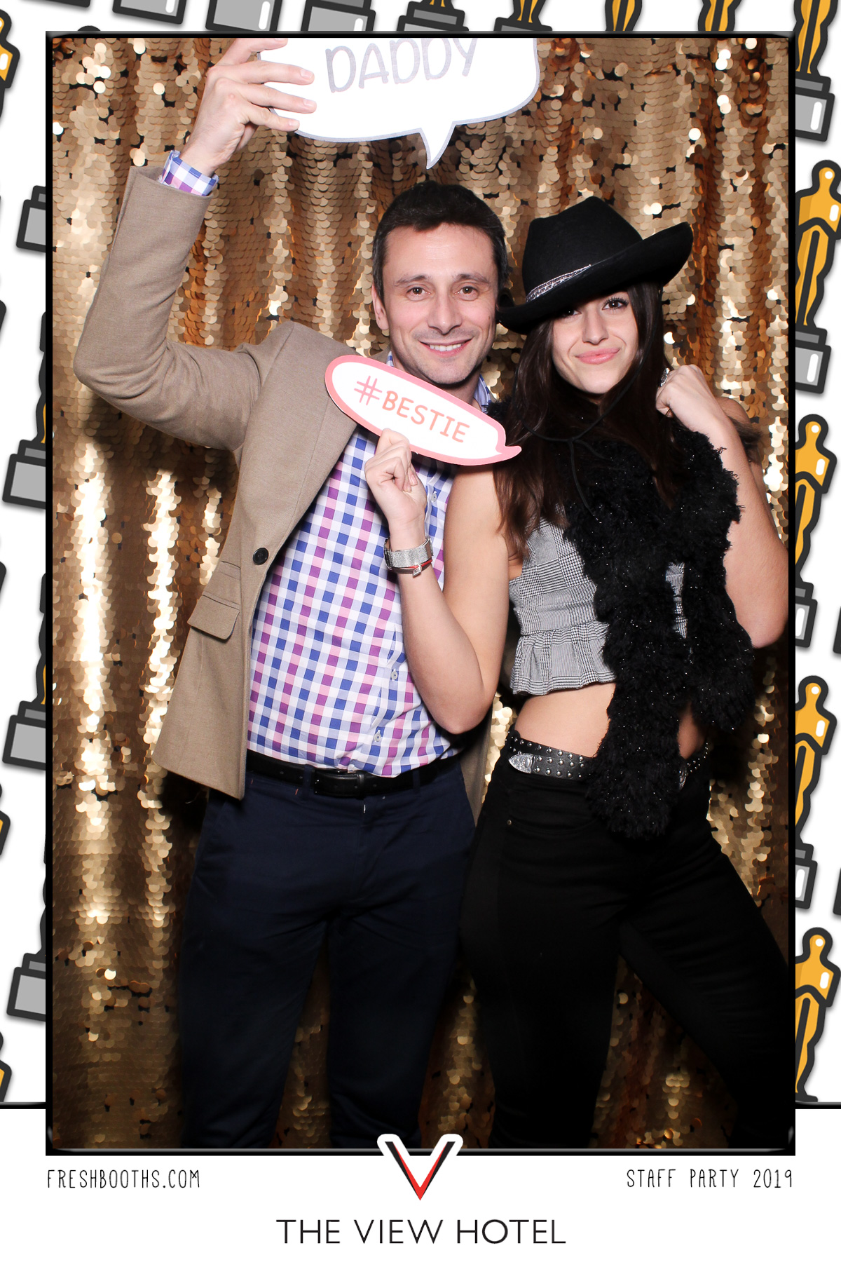 The View Hotel Staff Party 2019 - Selfie Mirror | View more photos from the event at gallery.freshbooths.com/u/FreshBooths/The-View-Hotel-Staff-Party-2019-Selfie-Mirror