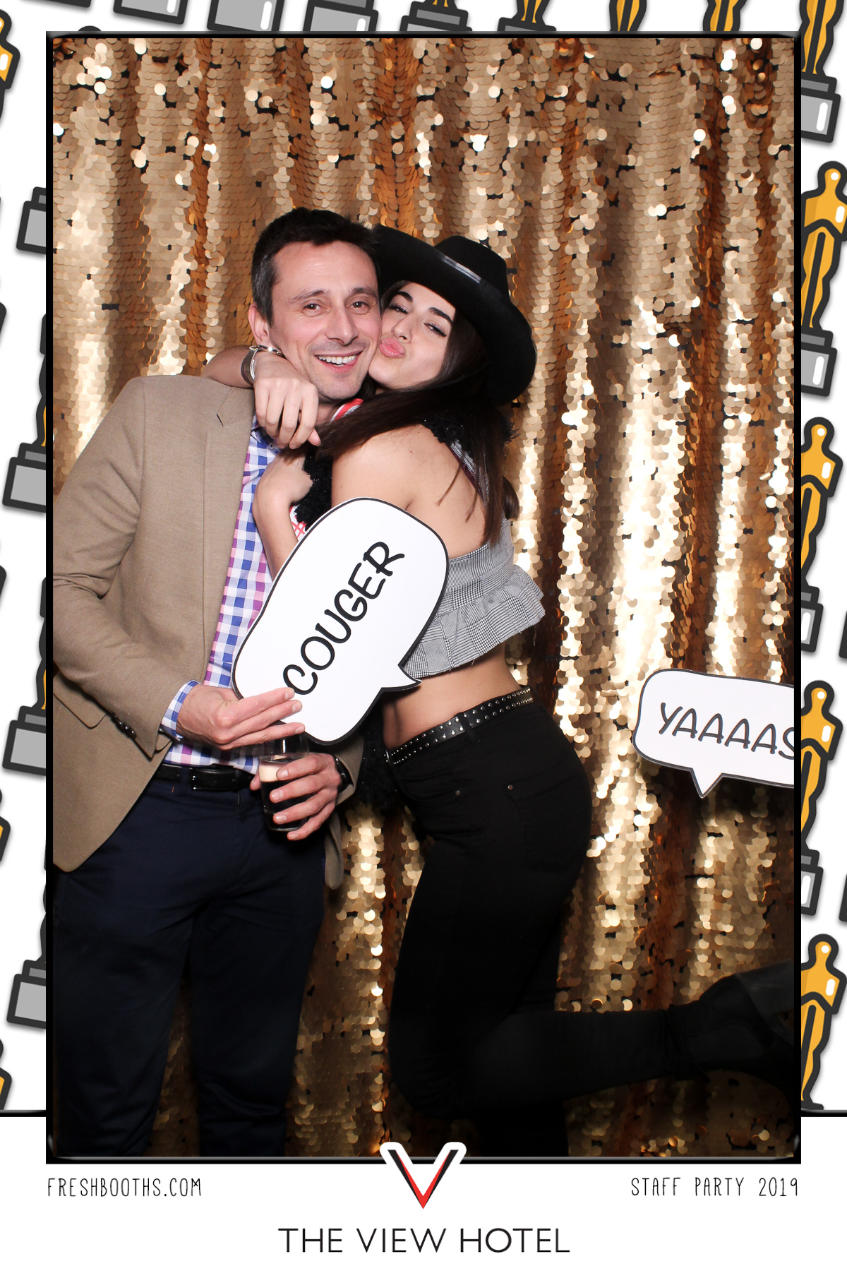 The View Hotel Staff Party 2019 - Selfie Mirror | View more photos from the event at gallery.freshbooths.com/u/FreshBooths/The-View-Hotel-Staff-Party-2019-Selfie-Mirror