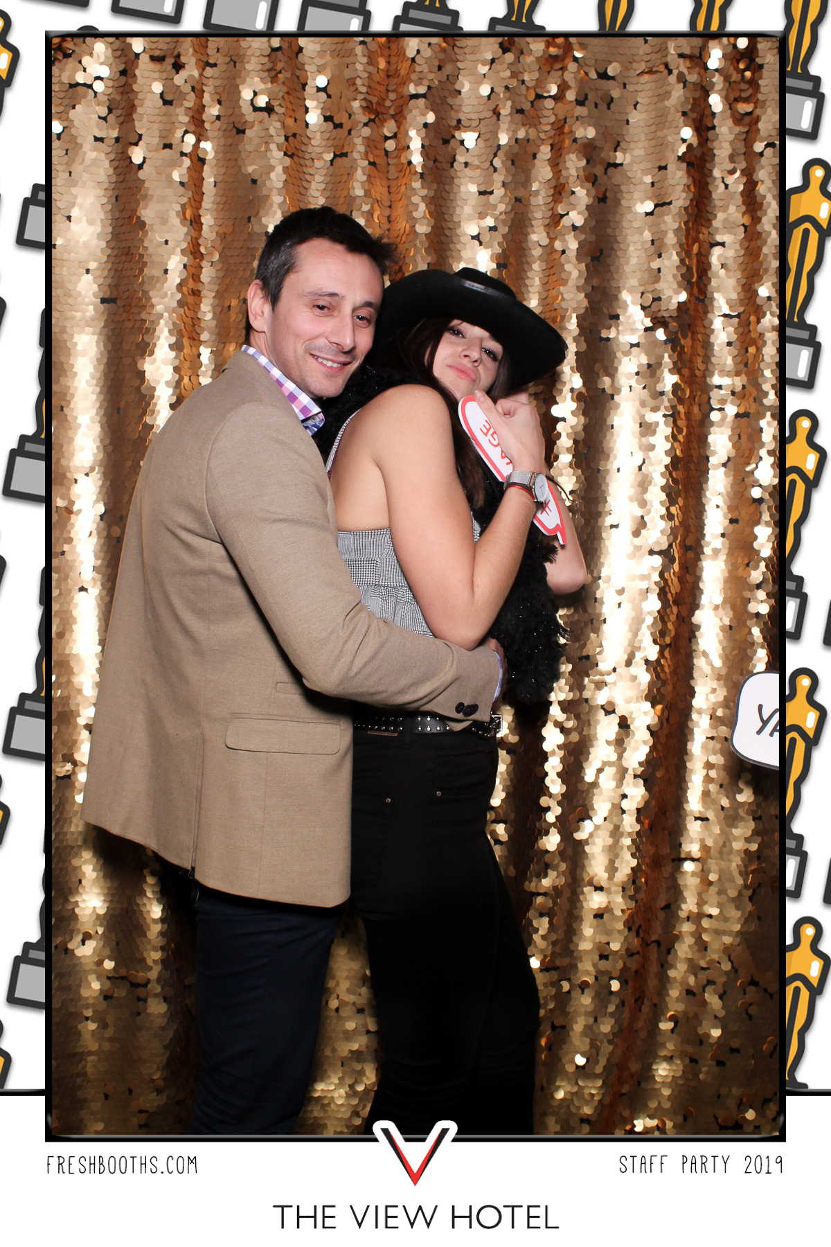 The View Hotel Staff Party 2019 - Selfie Mirror | View more photos from the event at gallery.freshbooths.com/u/FreshBooths/The-View-Hotel-Staff-Party-2019-Selfie-Mirror