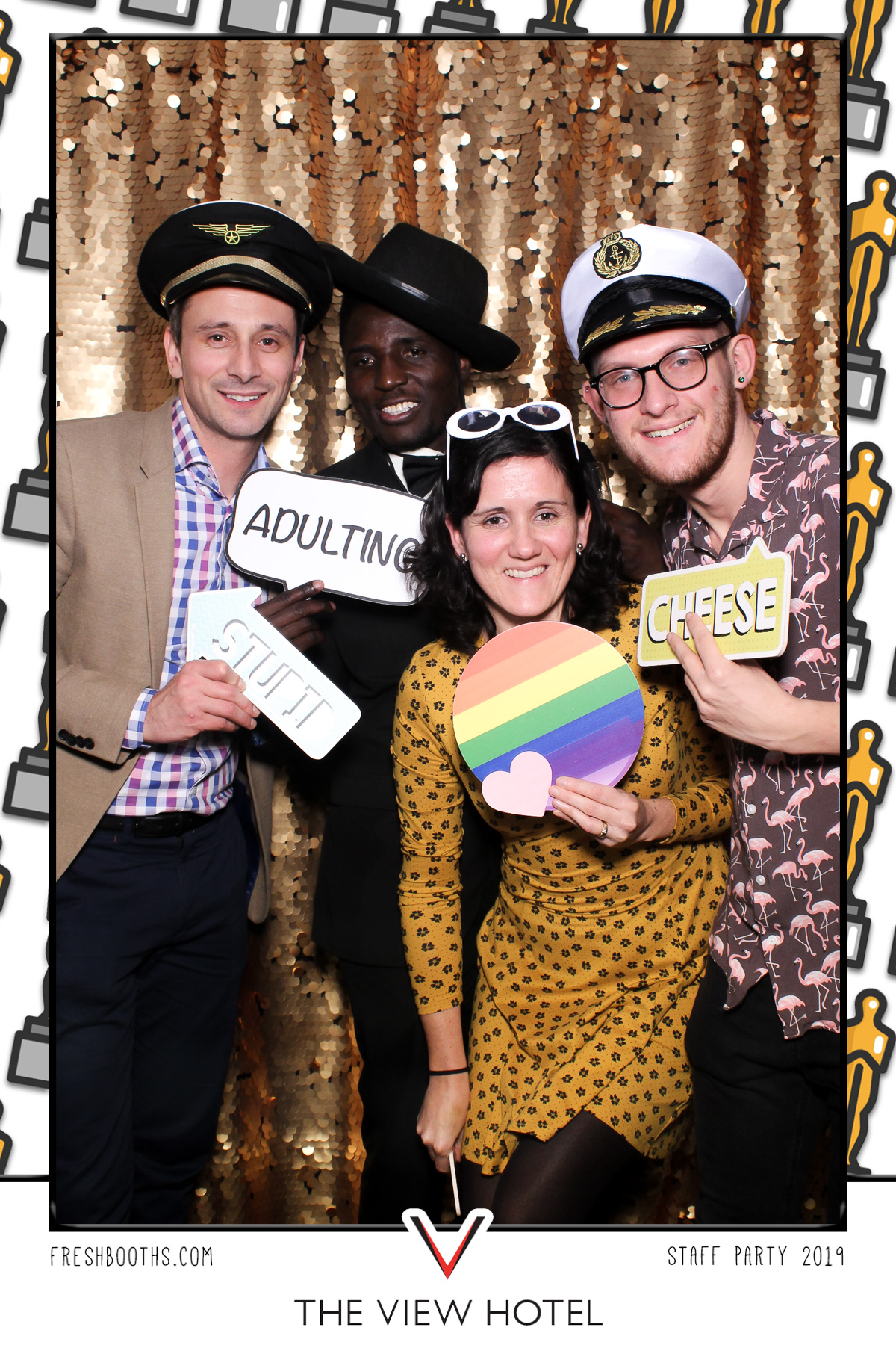 The View Hotel Staff Party 2019 - Selfie Mirror | View more photos from the event at gallery.freshbooths.com/u/FreshBooths/The-View-Hotel-Staff-Party-2019-Selfie-Mirror