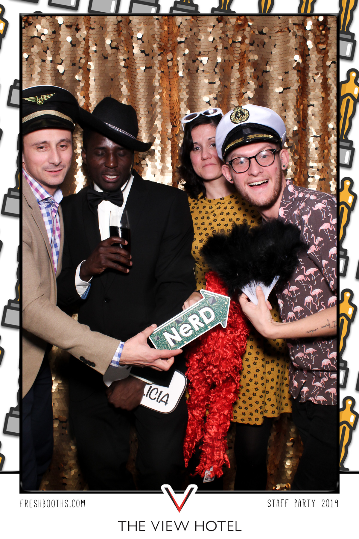 The View Hotel Staff Party 2019 - Selfie Mirror | View more photos from the event at gallery.freshbooths.com/u/FreshBooths/The-View-Hotel-Staff-Party-2019-Selfie-Mirror
