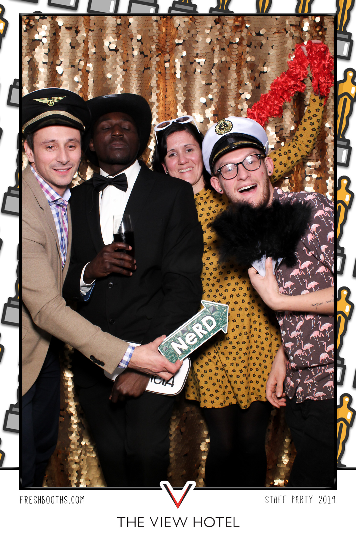 The View Hotel Staff Party 2019 - Selfie Mirror | View more photos from the event at gallery.freshbooths.com/u/FreshBooths/The-View-Hotel-Staff-Party-2019-Selfie-Mirror