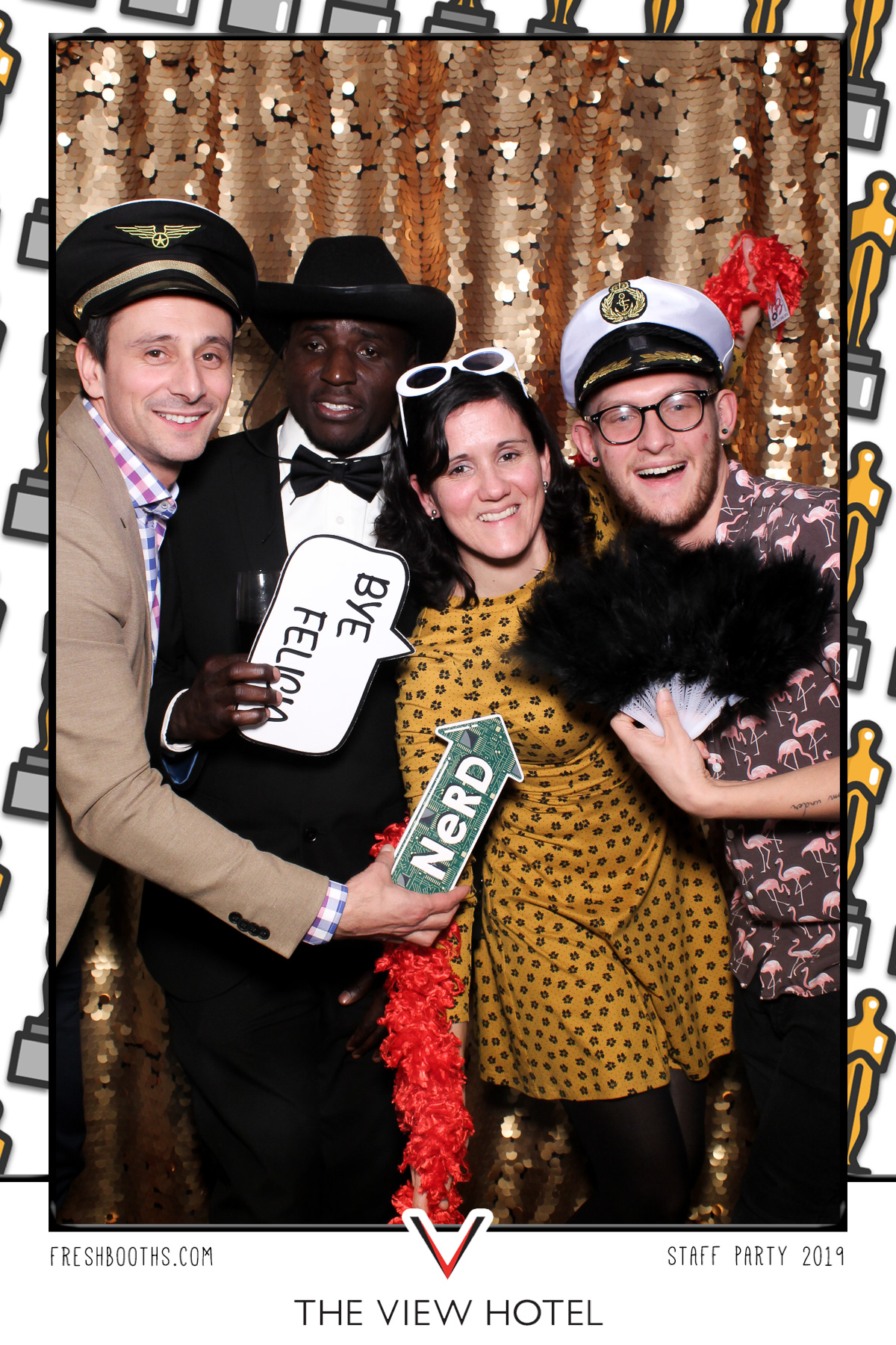 The View Hotel Staff Party 2019 - Selfie Mirror | View more photos from the event at gallery.freshbooths.com/u/FreshBooths/The-View-Hotel-Staff-Party-2019-Selfie-Mirror