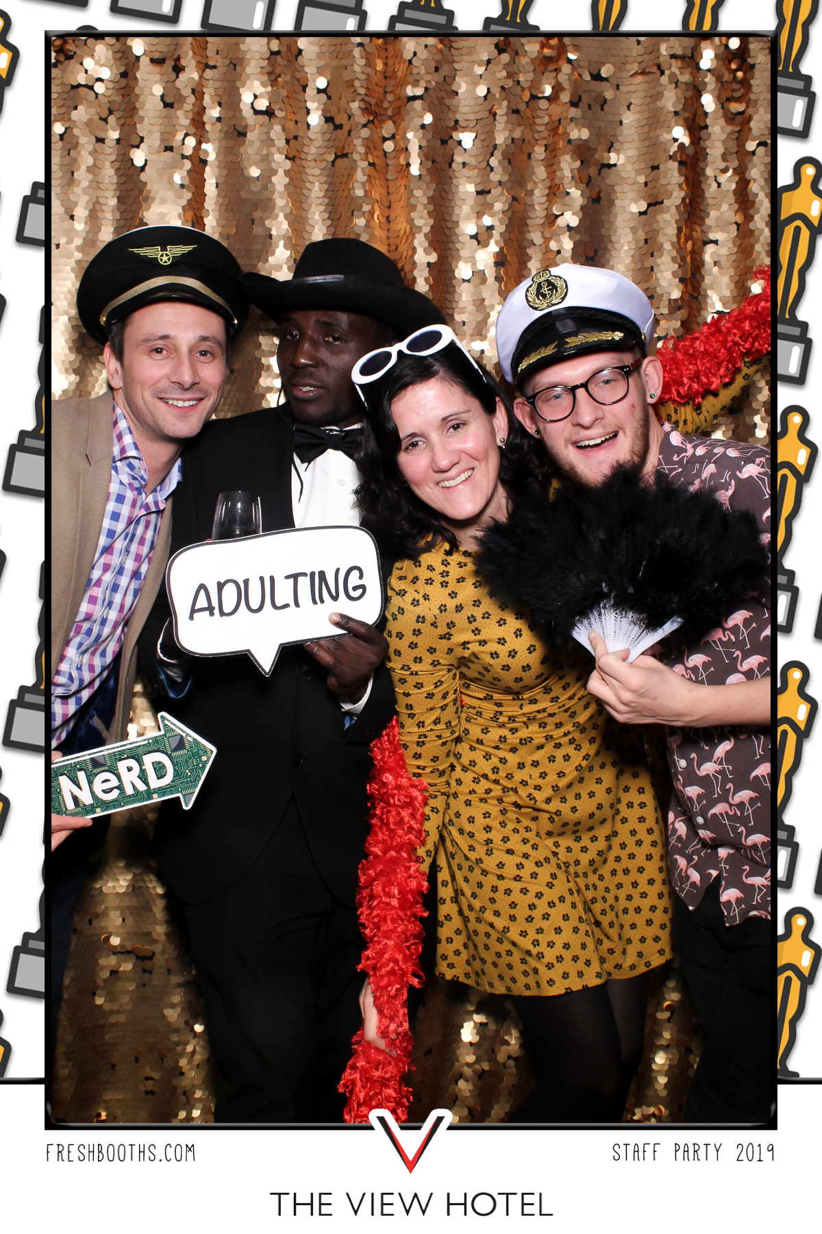 The View Hotel Staff Party 2019 - Selfie Mirror | View more photos from the event at gallery.freshbooths.com/u/FreshBooths/The-View-Hotel-Staff-Party-2019-Selfie-Mirror