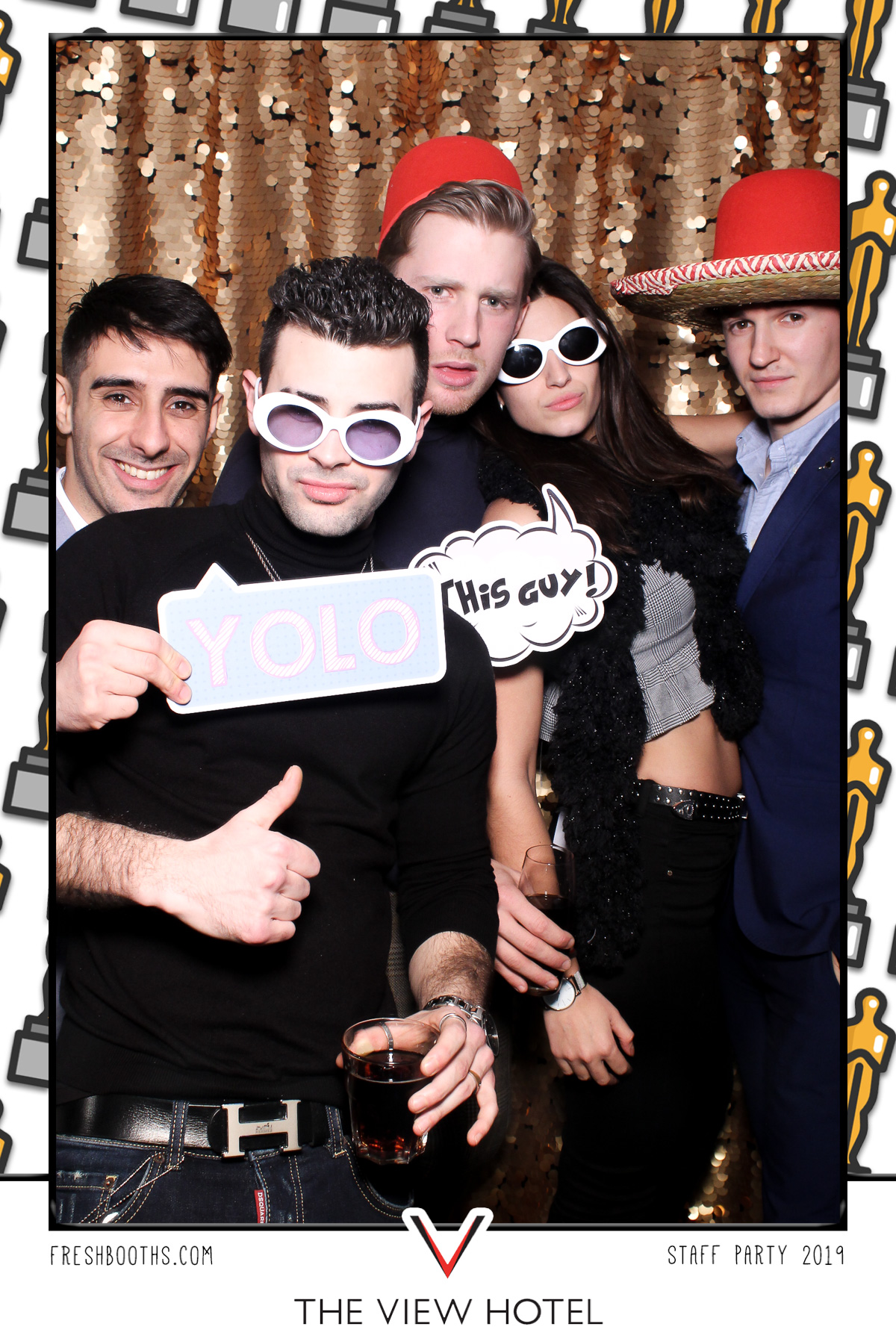 The View Hotel Staff Party 2019 - Selfie Mirror | View more photos from the event at gallery.freshbooths.com/u/FreshBooths/The-View-Hotel-Staff-Party-2019-Selfie-Mirror