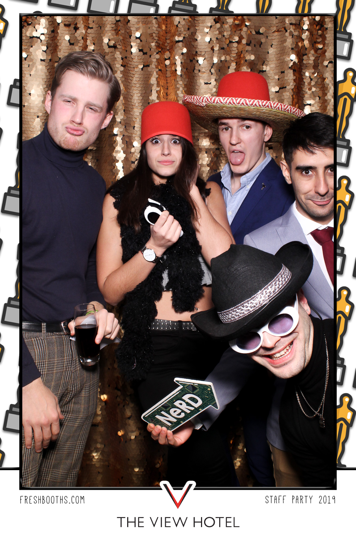 The View Hotel Staff Party 2019 - Selfie Mirror | View more photos from the event at gallery.freshbooths.com/u/FreshBooths/The-View-Hotel-Staff-Party-2019-Selfie-Mirror