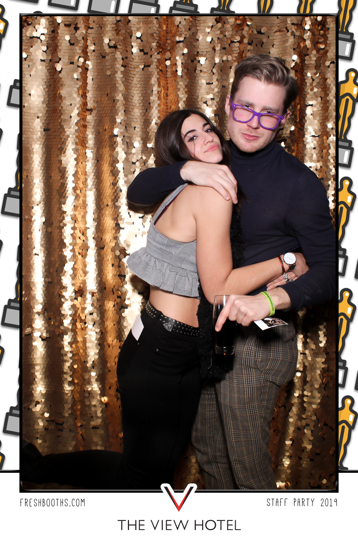 The View Hotel Staff Party 2019 - Selfie Mirror | View more photos from the event at gallery.freshbooths.com/u/FreshBooths/The-View-Hotel-Staff-Party-2019-Selfie-Mirror
