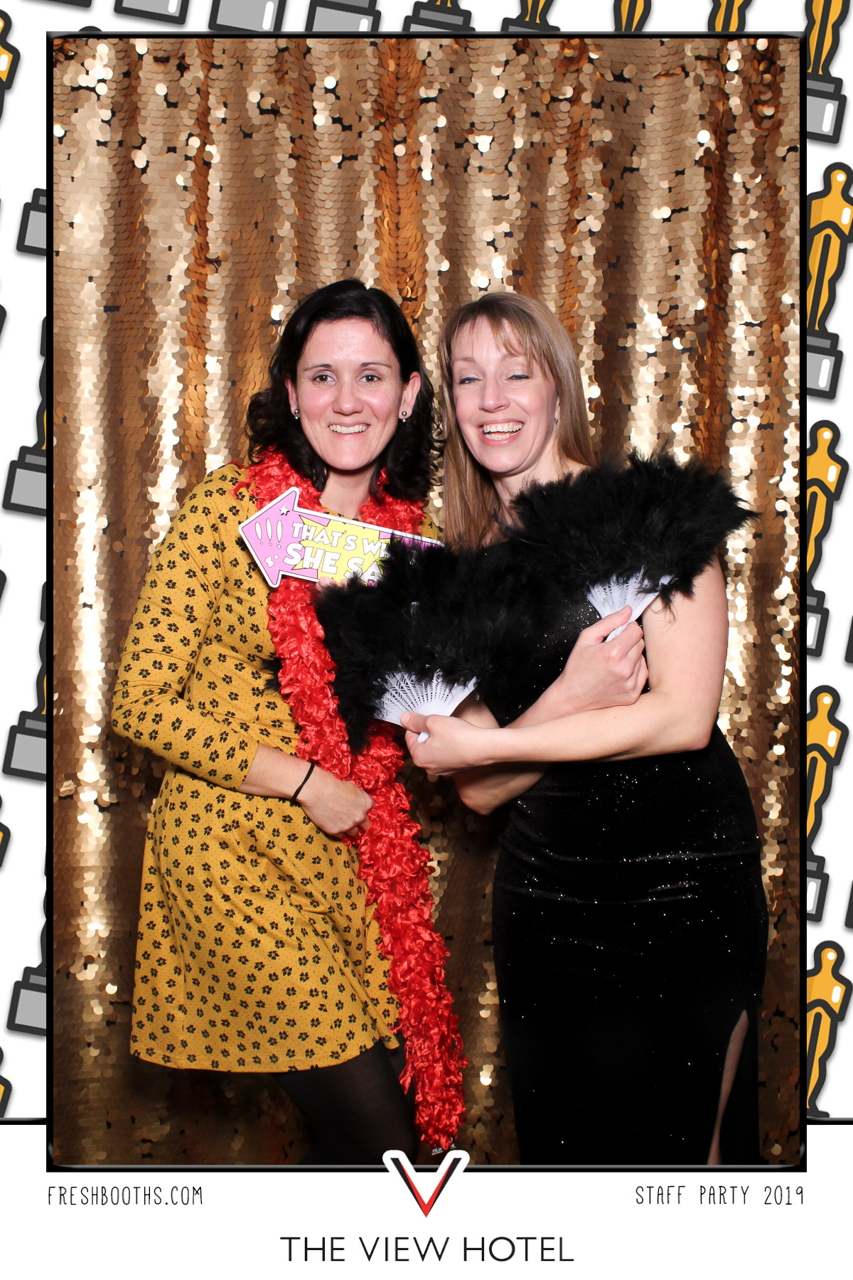 The View Hotel Staff Party 2019 - Selfie Mirror | View more photos from the event at gallery.freshbooths.com/u/FreshBooths/The-View-Hotel-Staff-Party-2019-Selfie-Mirror