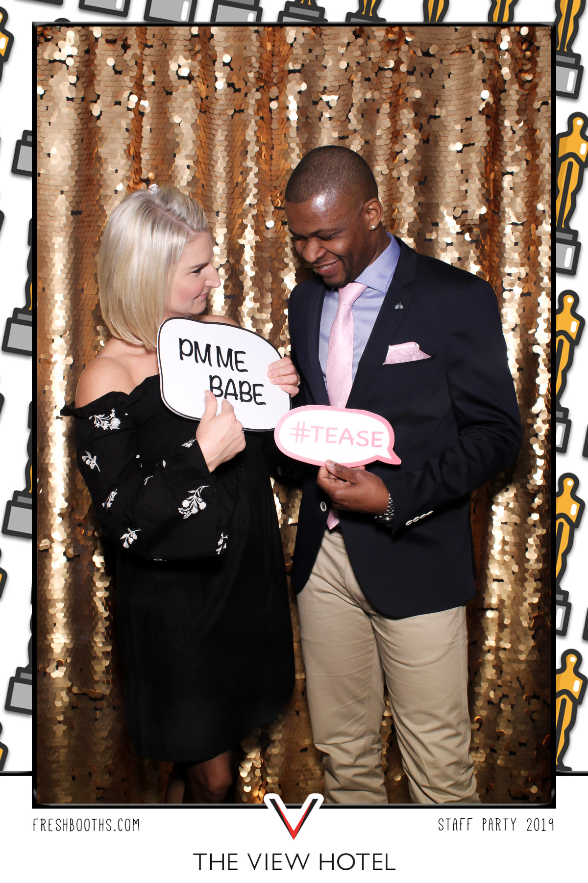 The View Hotel Staff Party 2019 - Selfie Mirror | View more photos from the event at gallery.freshbooths.com/u/FreshBooths/The-View-Hotel-Staff-Party-2019-Selfie-Mirror