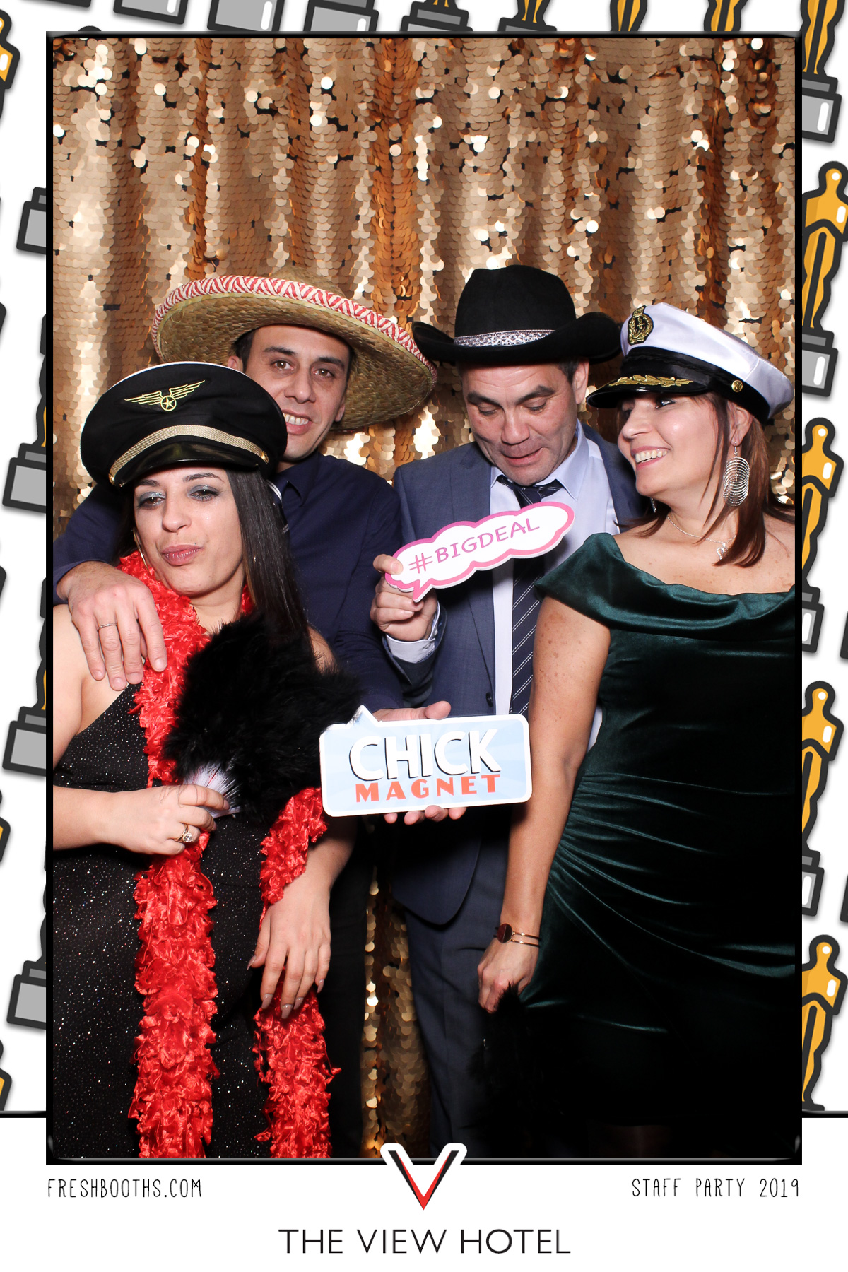 The View Hotel Staff Party 2019 - Selfie Mirror | View more photos from the event at gallery.freshbooths.com/u/FreshBooths/The-View-Hotel-Staff-Party-2019-Selfie-Mirror
