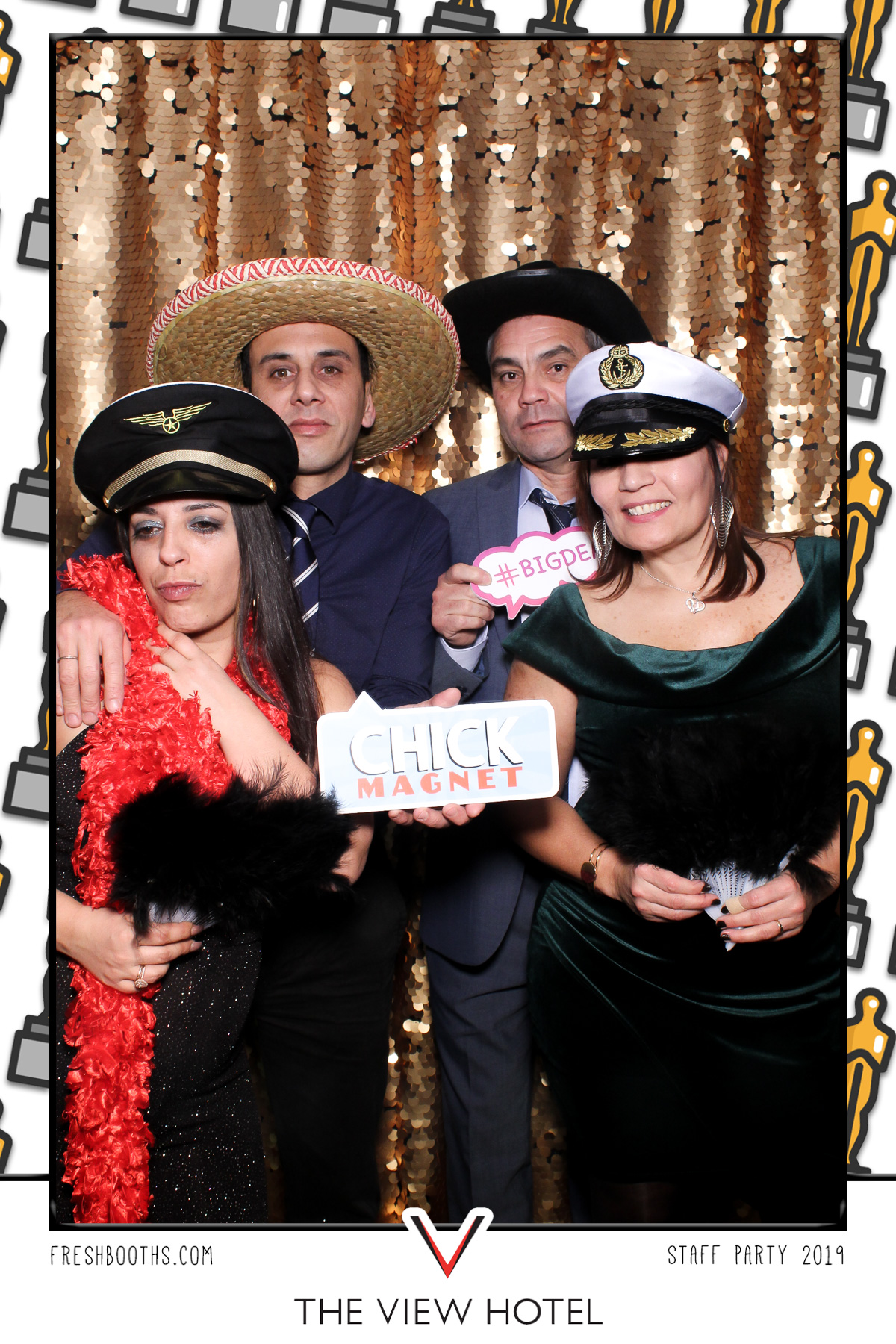 The View Hotel Staff Party 2019 - Selfie Mirror | View more photos from the event at gallery.freshbooths.com/u/FreshBooths/The-View-Hotel-Staff-Party-2019-Selfie-Mirror