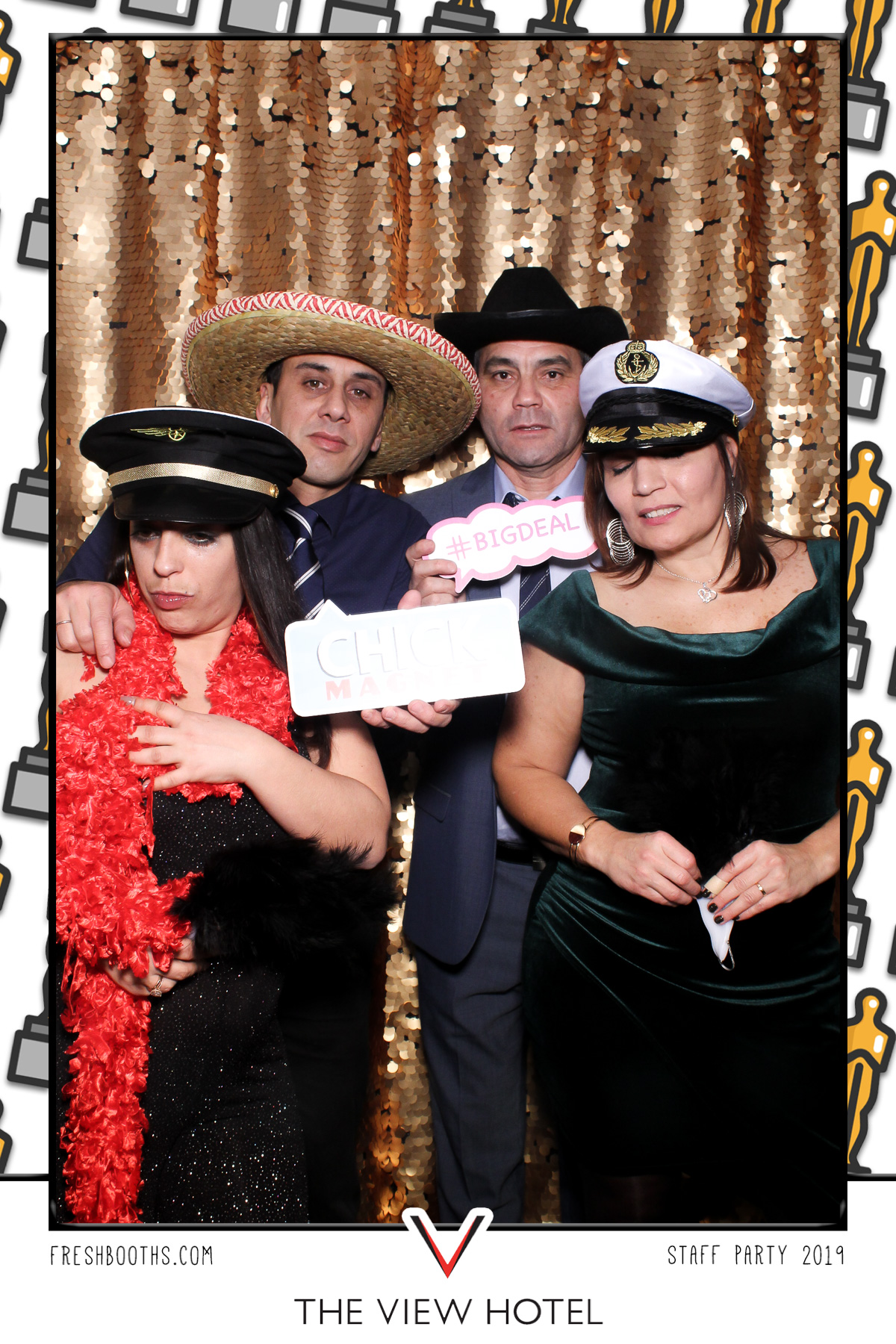 The View Hotel Staff Party 2019 - Selfie Mirror | View more photos from the event at gallery.freshbooths.com/u/FreshBooths/The-View-Hotel-Staff-Party-2019-Selfie-Mirror