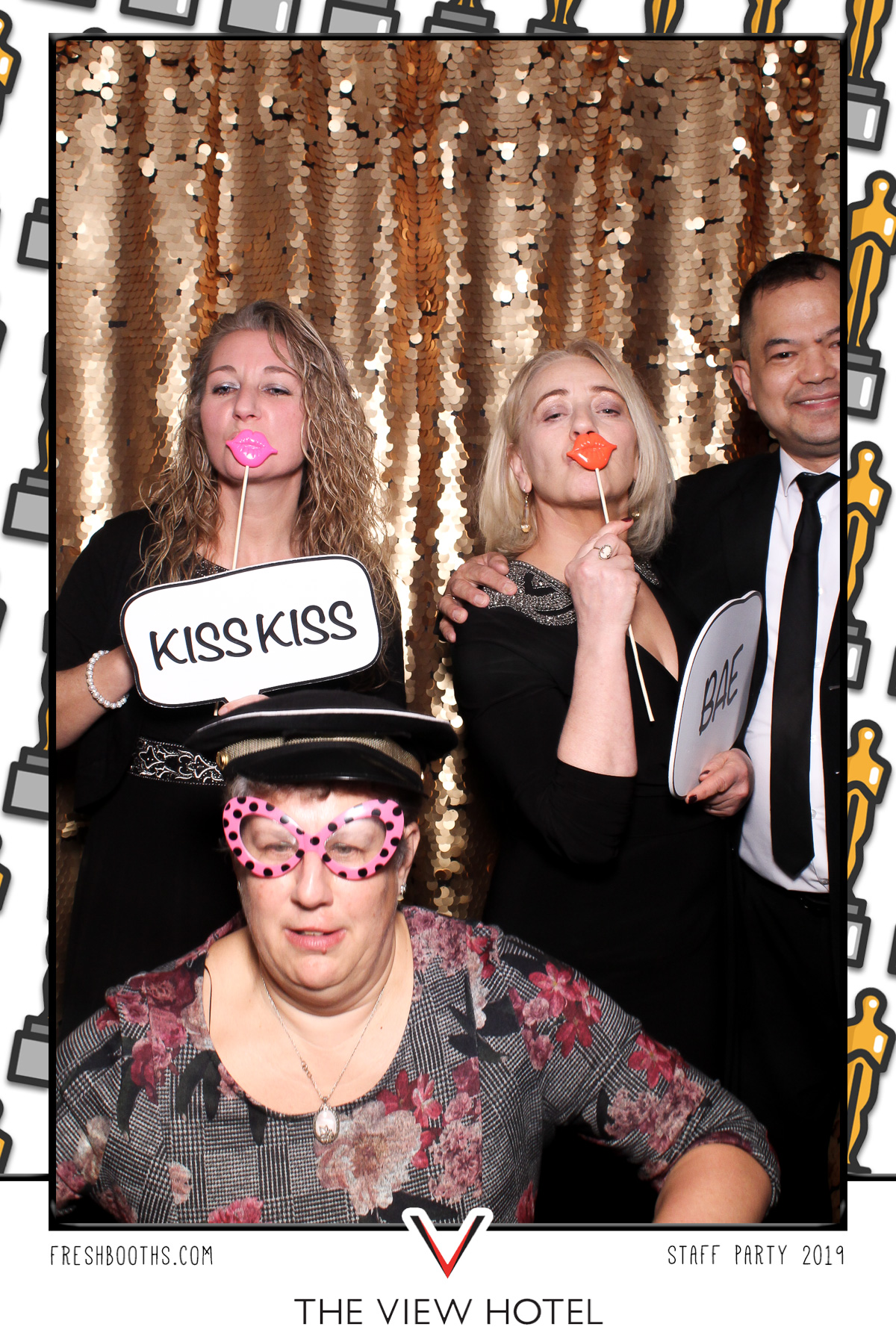 The View Hotel Staff Party 2019 - Selfie Mirror | View more photos from the event at gallery.freshbooths.com/u/FreshBooths/The-View-Hotel-Staff-Party-2019-Selfie-Mirror