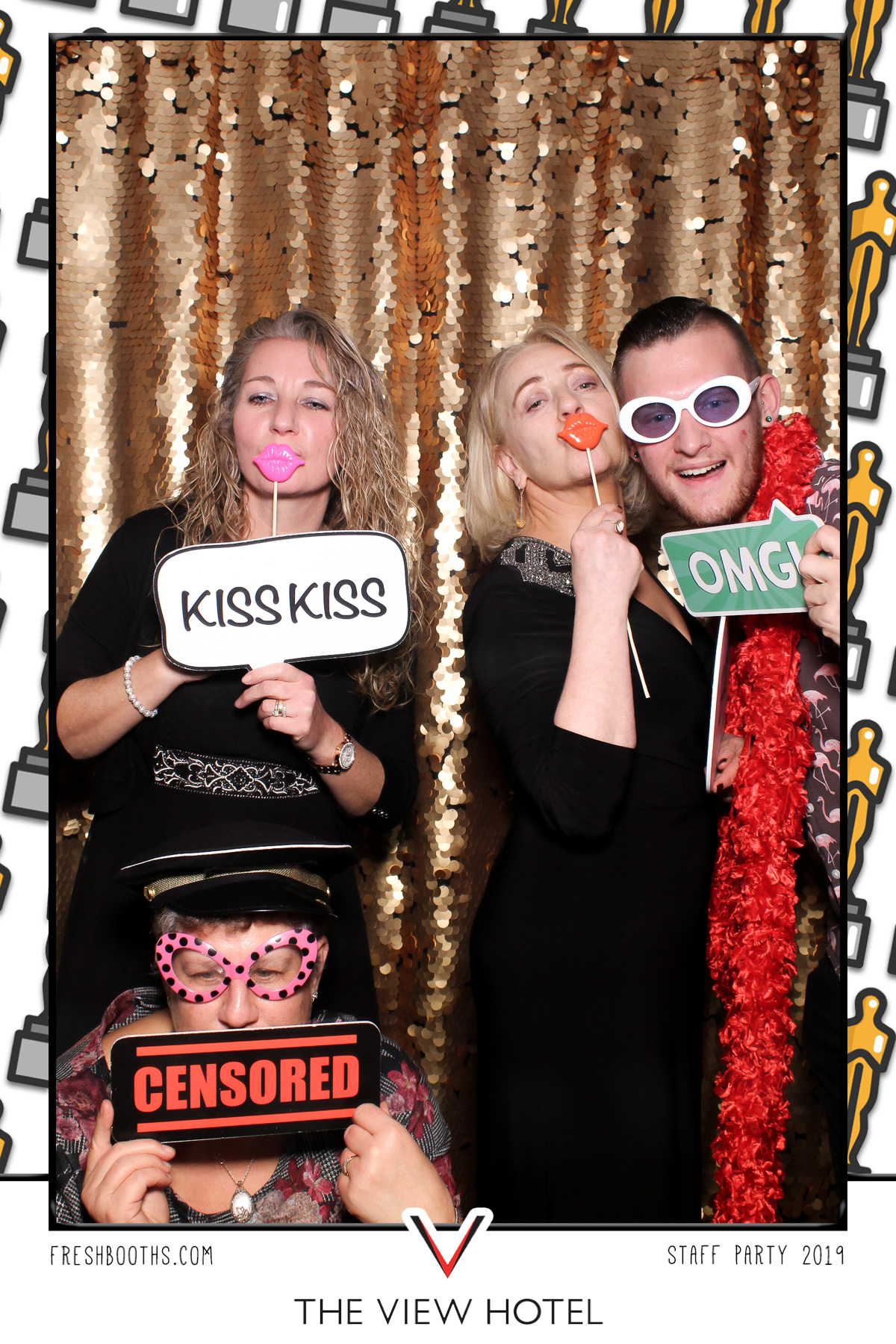 The View Hotel Staff Party 2019 - Selfie Mirror | View more photos from the event at gallery.freshbooths.com/u/FreshBooths/The-View-Hotel-Staff-Party-2019-Selfie-Mirror