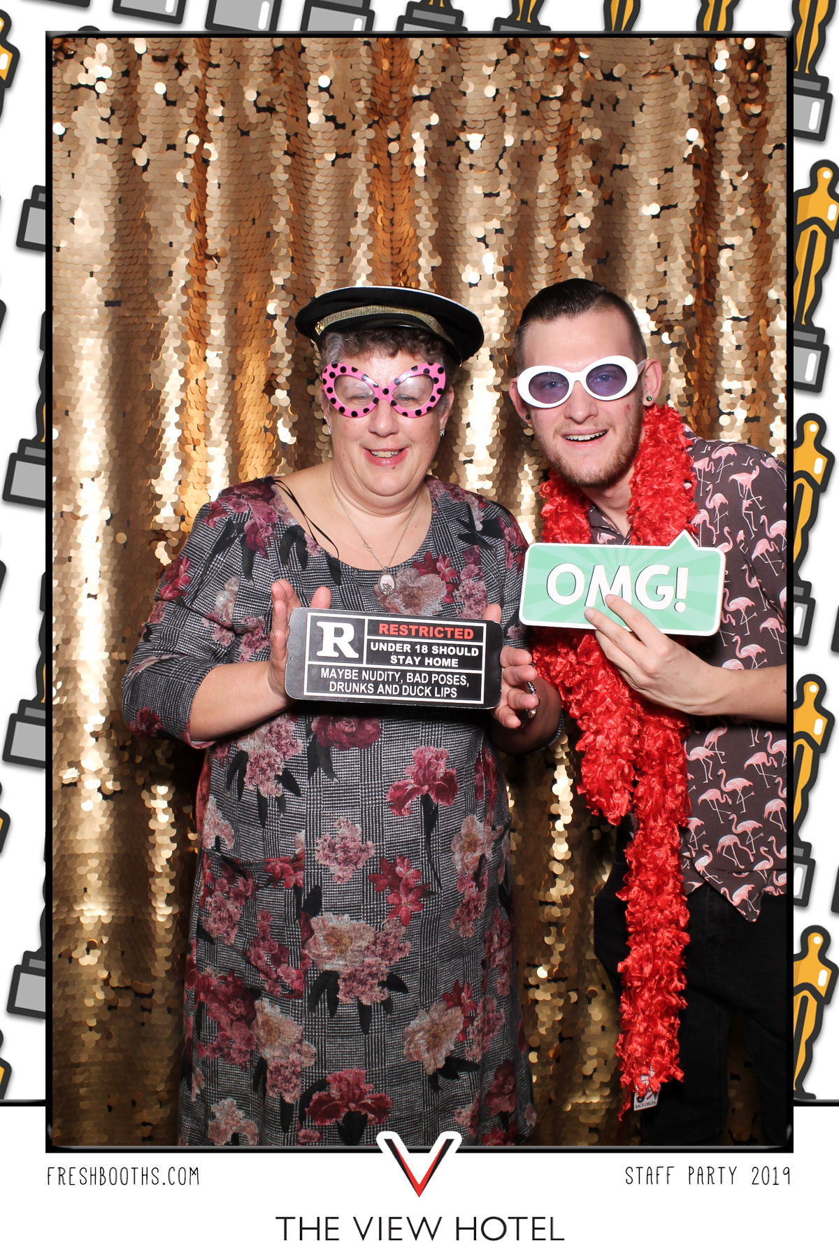 The View Hotel Staff Party 2019 - Selfie Mirror | View more photos from the event at gallery.freshbooths.com/u/FreshBooths/The-View-Hotel-Staff-Party-2019-Selfie-Mirror