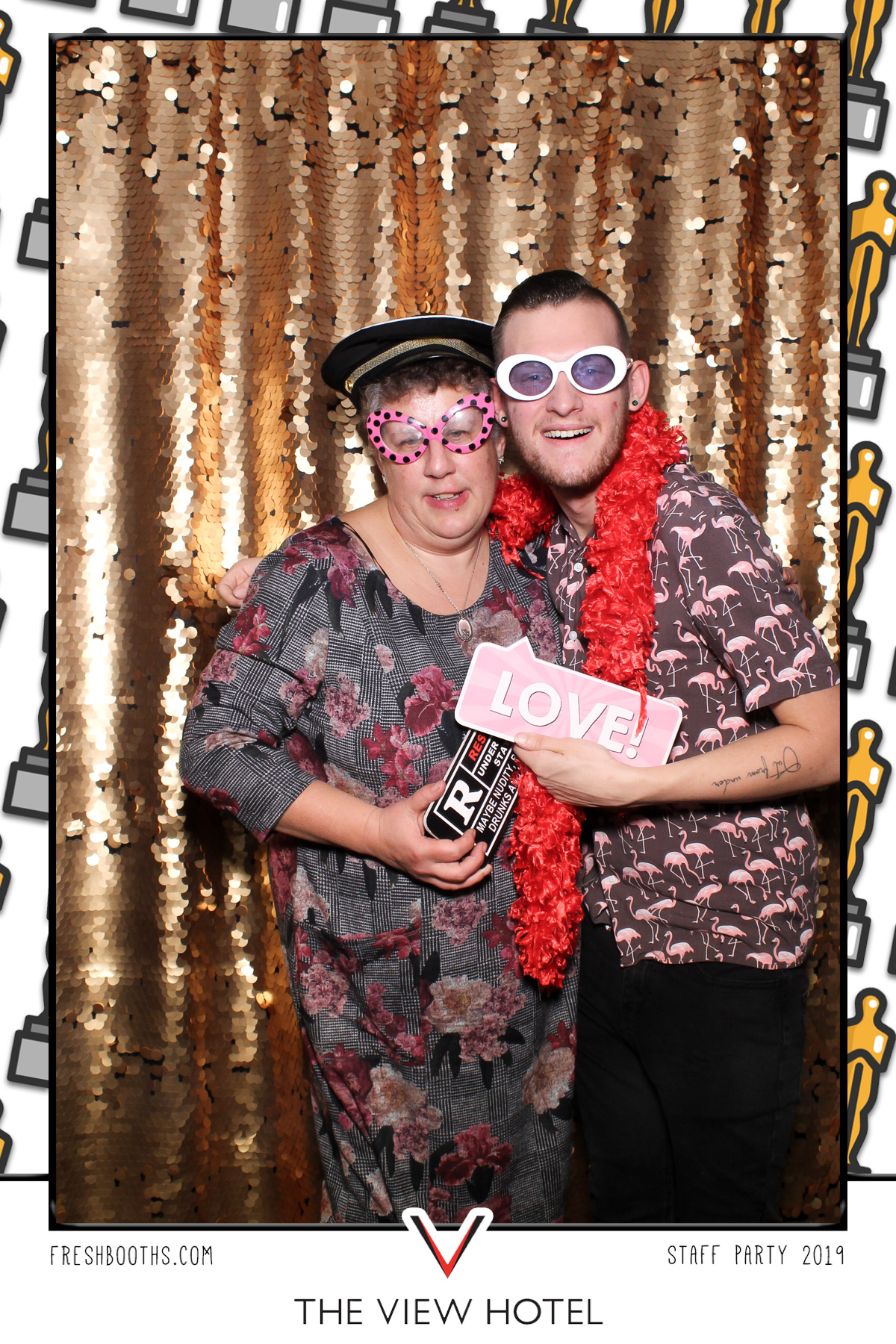 The View Hotel Staff Party 2019 - Selfie Mirror | View more photos from the event at gallery.freshbooths.com/u/FreshBooths/The-View-Hotel-Staff-Party-2019-Selfie-Mirror