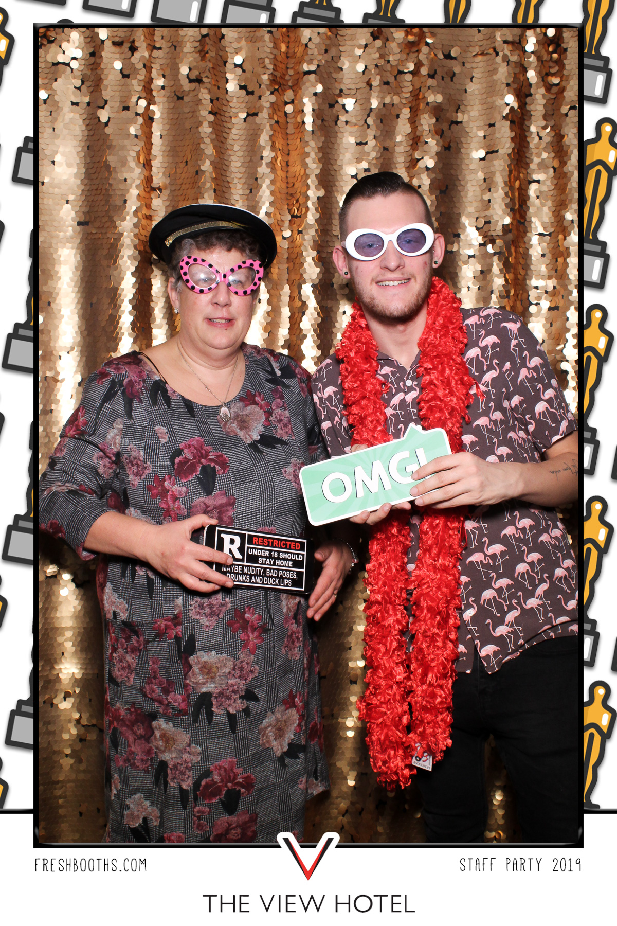 The View Hotel Staff Party 2019 - Selfie Mirror | View more photos from the event at gallery.freshbooths.com/u/FreshBooths/The-View-Hotel-Staff-Party-2019-Selfie-Mirror