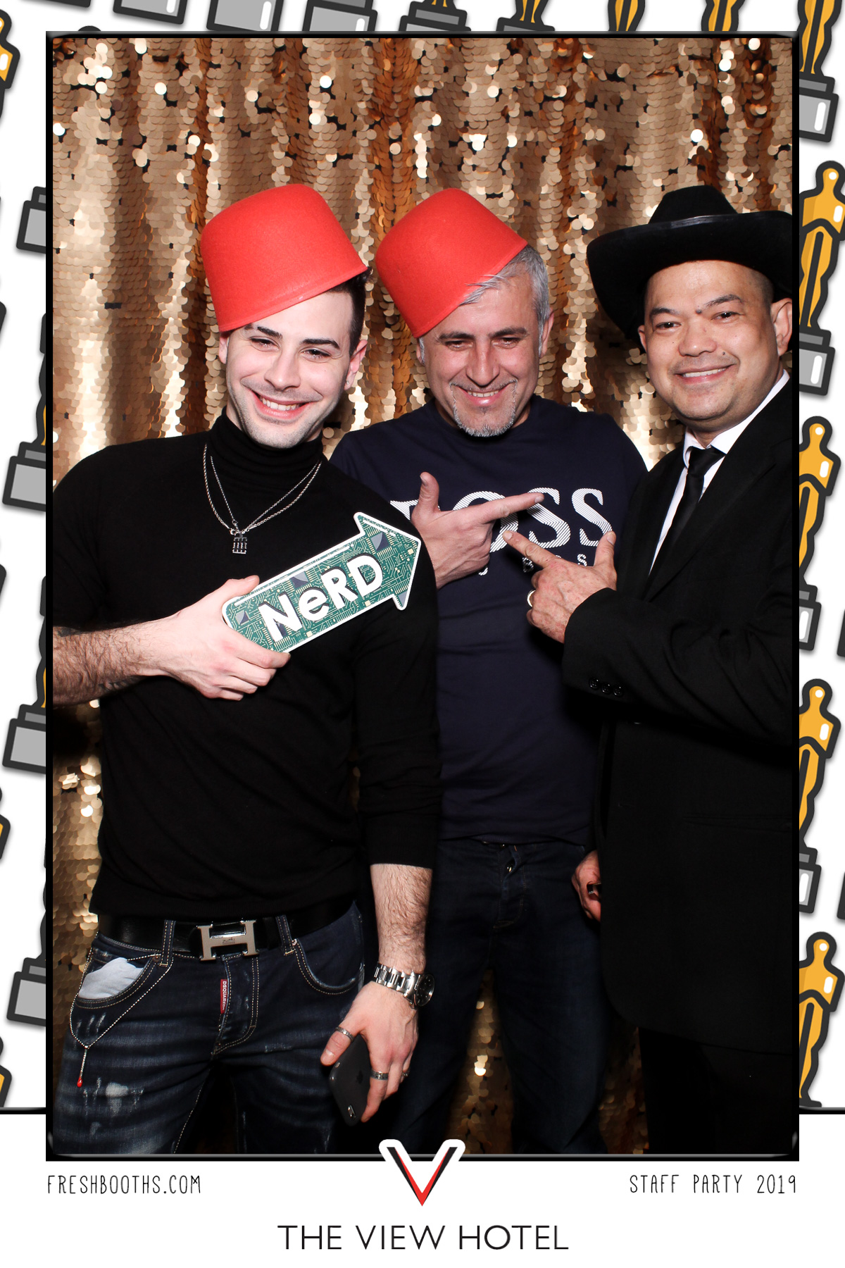 The View Hotel Staff Party 2019 - Selfie Mirror | View more photos from the event at gallery.freshbooths.com/u/FreshBooths/The-View-Hotel-Staff-Party-2019-Selfie-Mirror