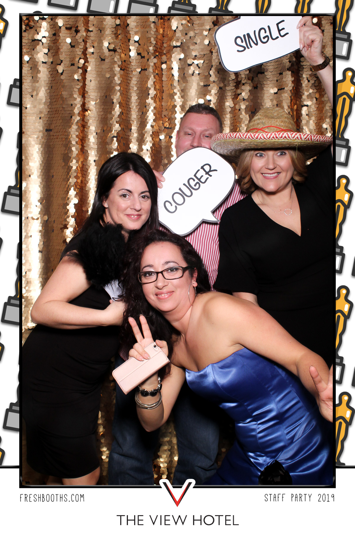 The View Hotel Staff Party 2019 - Selfie Mirror | View more photos from the event at gallery.freshbooths.com/u/FreshBooths/The-View-Hotel-Staff-Party-2019-Selfie-Mirror