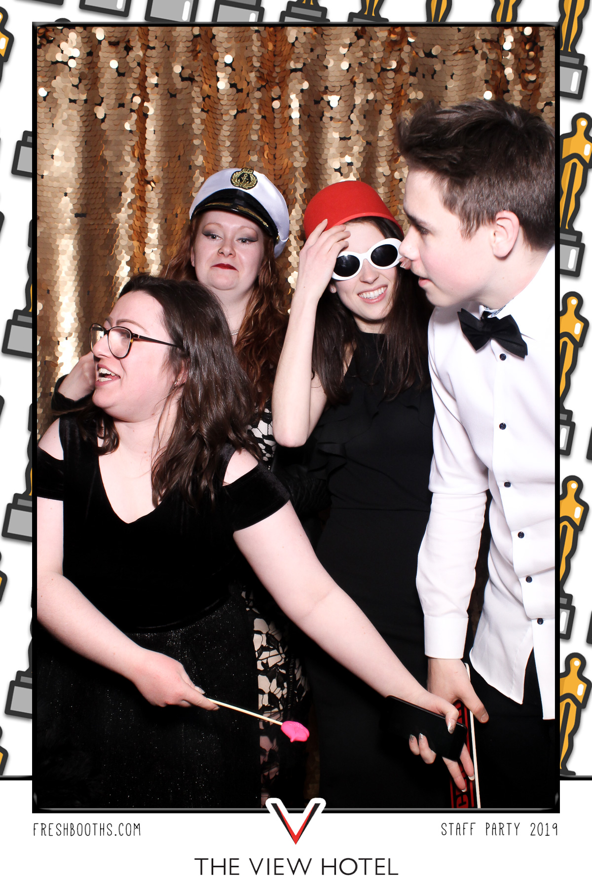 The View Hotel Staff Party 2019 - Selfie Mirror | View more photos from the event at gallery.freshbooths.com/u/FreshBooths/The-View-Hotel-Staff-Party-2019-Selfie-Mirror