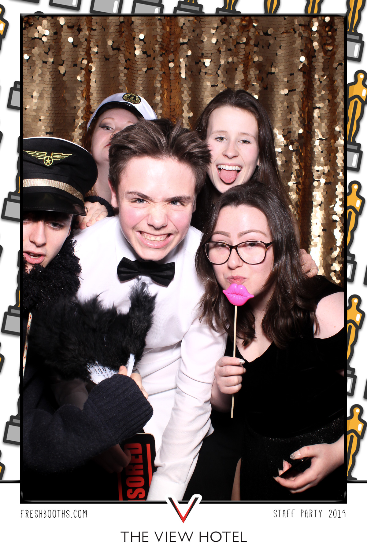 The View Hotel Staff Party 2019 - Selfie Mirror | View more photos from the event at gallery.freshbooths.com/u/FreshBooths/The-View-Hotel-Staff-Party-2019-Selfie-Mirror