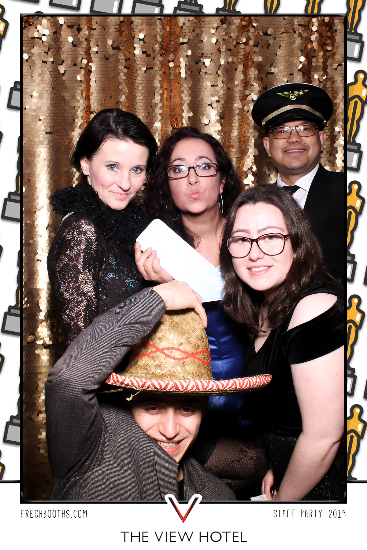 The View Hotel Staff Party 2019 - Selfie Mirror | View more photos from the event at gallery.freshbooths.com/u/FreshBooths/The-View-Hotel-Staff-Party-2019-Selfie-Mirror